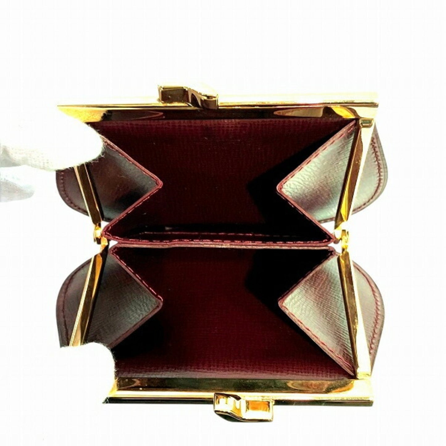 Cartier Must Line Bordeaux Wallet/Coin Case
