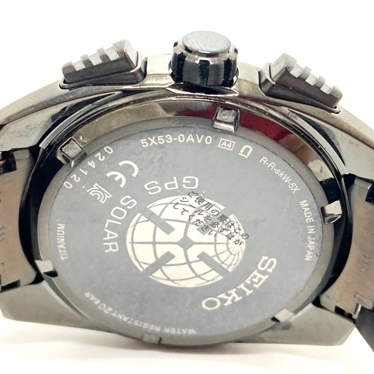 Seiko Sbxc069/5X53-0Av0 Astron Global Line Day Date Gps Solar Radio-Controlled Wristwatch Titanium