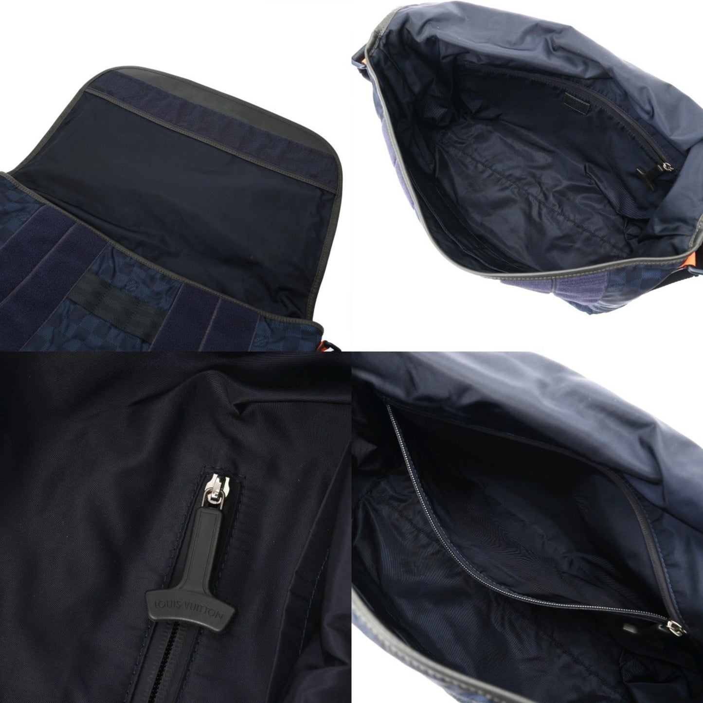 Louis Vuitton Damier Challenge Oxygen N41240 Men'S Canvas Messenger Bag