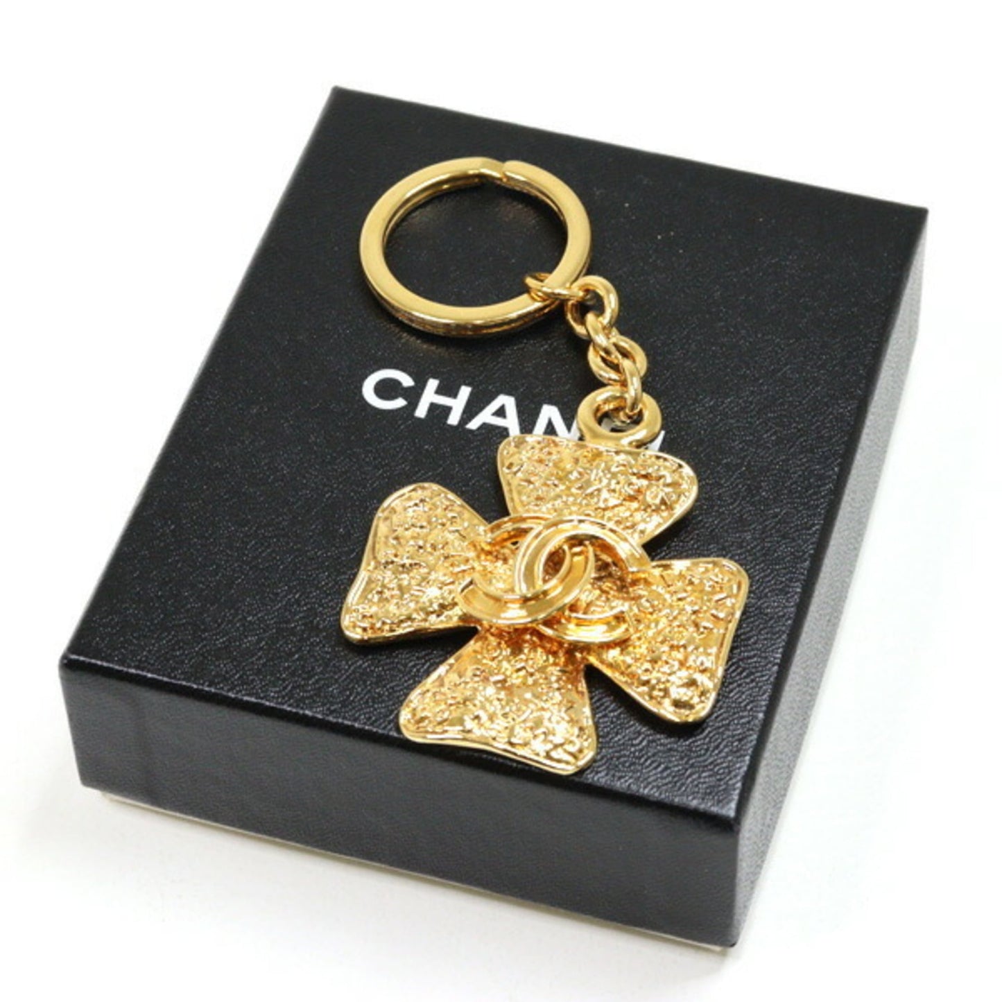 Chanel Clover Key Ring