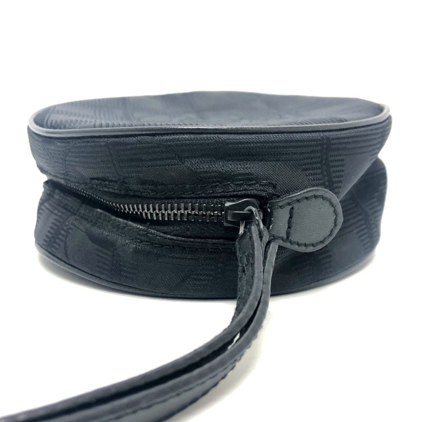 Chanel A17682 New Travel Line Round Pouch Nylon Jacquard