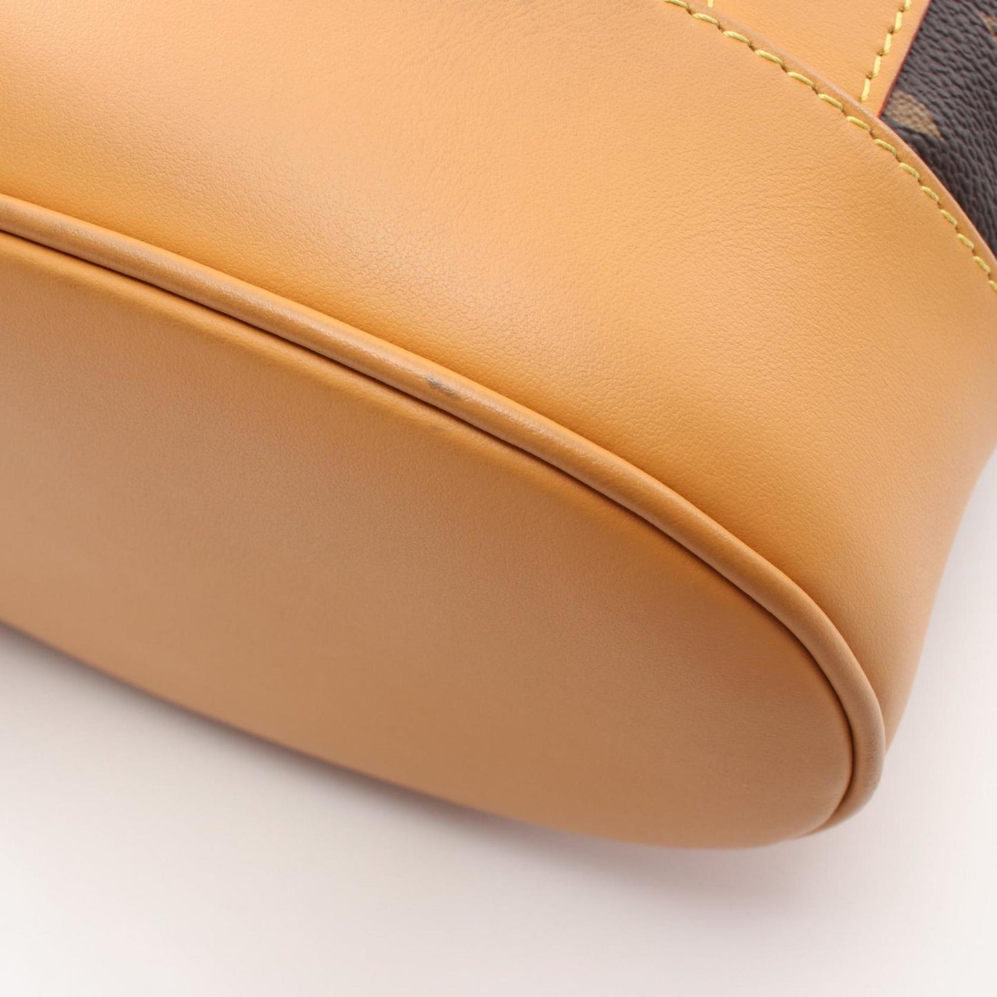 Louis Vuitton X Nigo Randonne Shoulder Bag Coated Canvas Leather Monogram Stripe