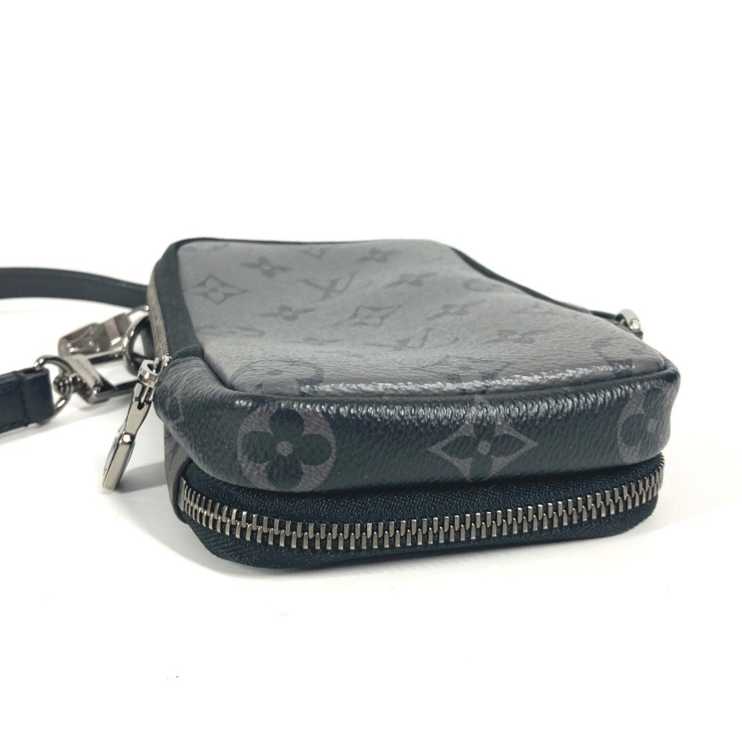 Louis Vuitton M69534 Monogram Eclipse Double Phone Pouch