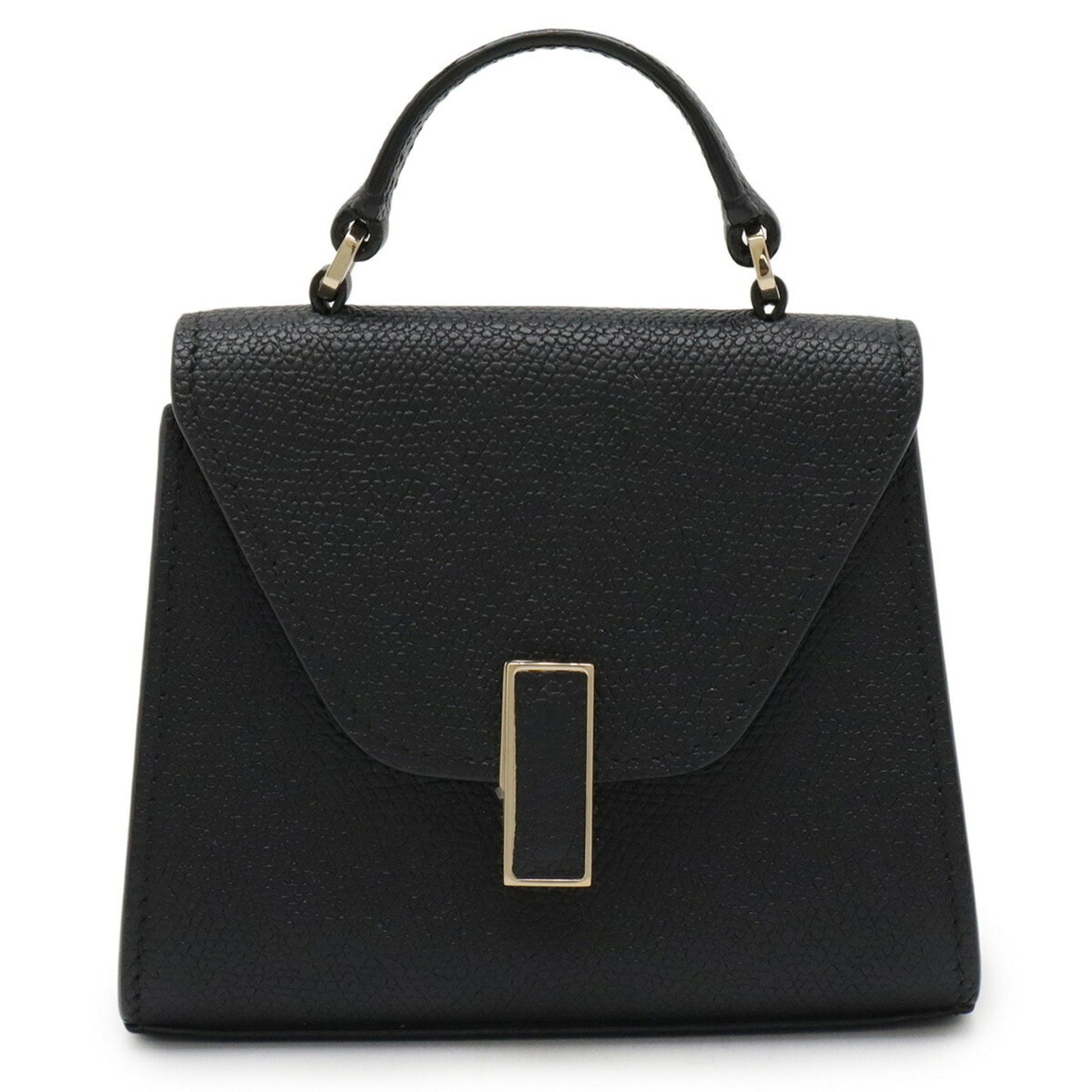 Valextra Iside Belt Mini Handbag Shoulder Bag Waist 3Way Leather Black Sges0061028Locpl99 V3E61 028