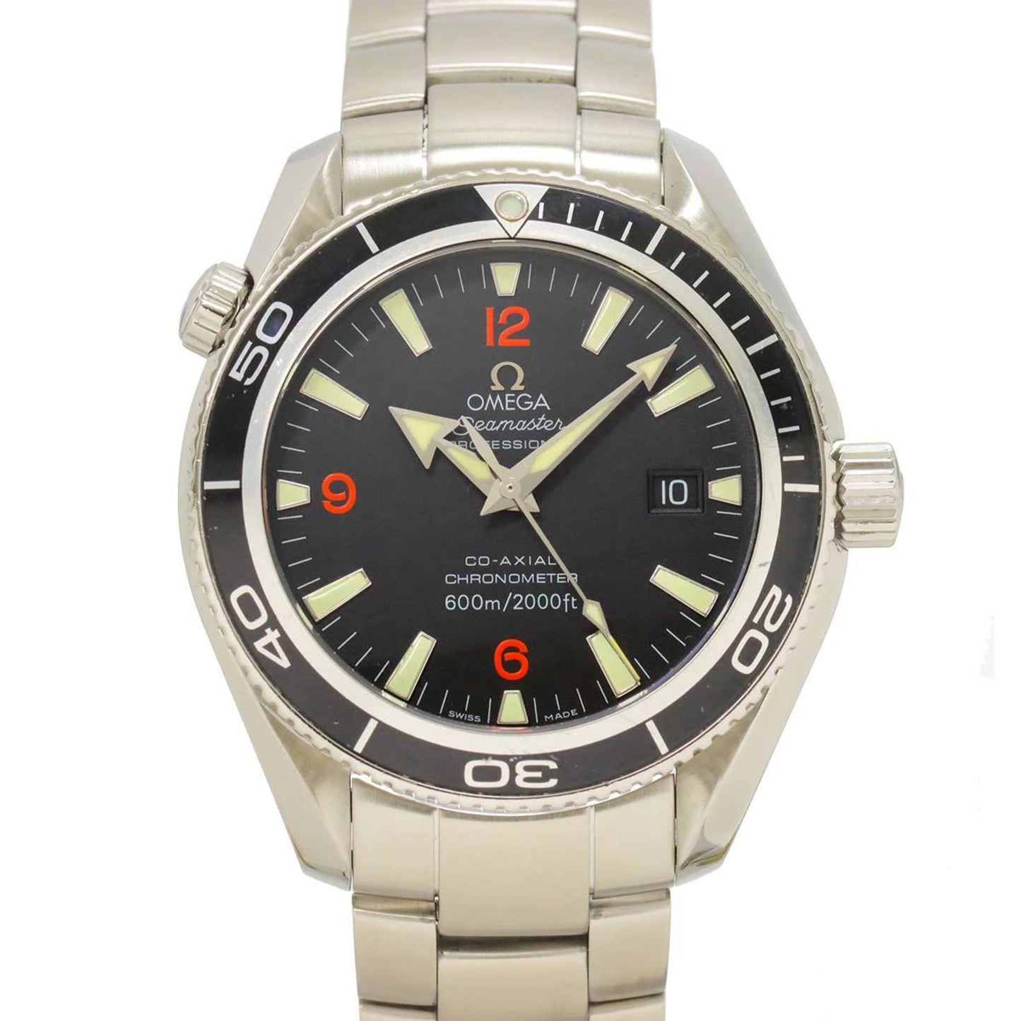 Omega Seamaster Planet Ocean Co-Axial Chronometer 600M 2201 51 Men'S Watch With Date Display