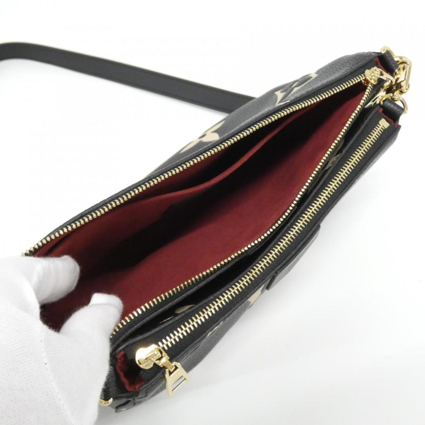 Louis Vuitton Two-Tone Monogram Empreinte Multi Pochette Accessoires Shoulder Bag M45777