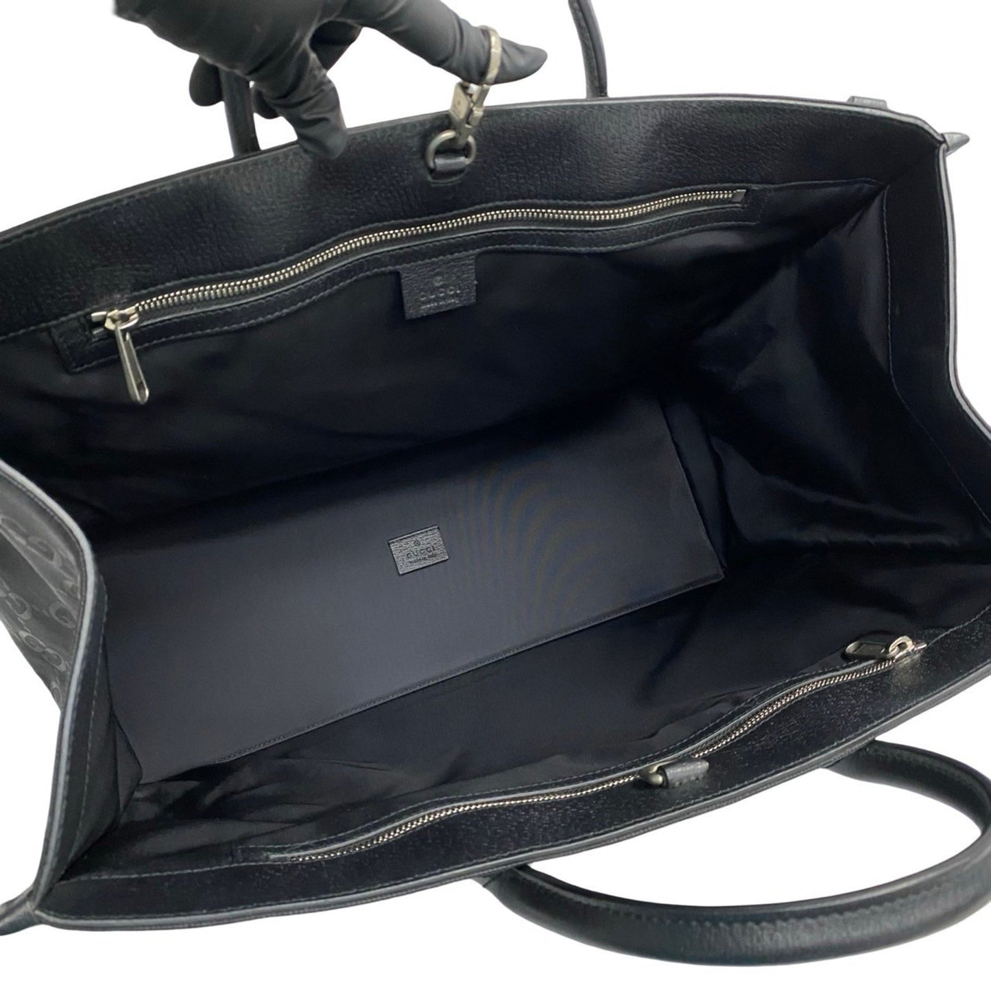 Gucci Off The Grid Gg Monogram Leather Canvas 2-Way Shoulder Bag
