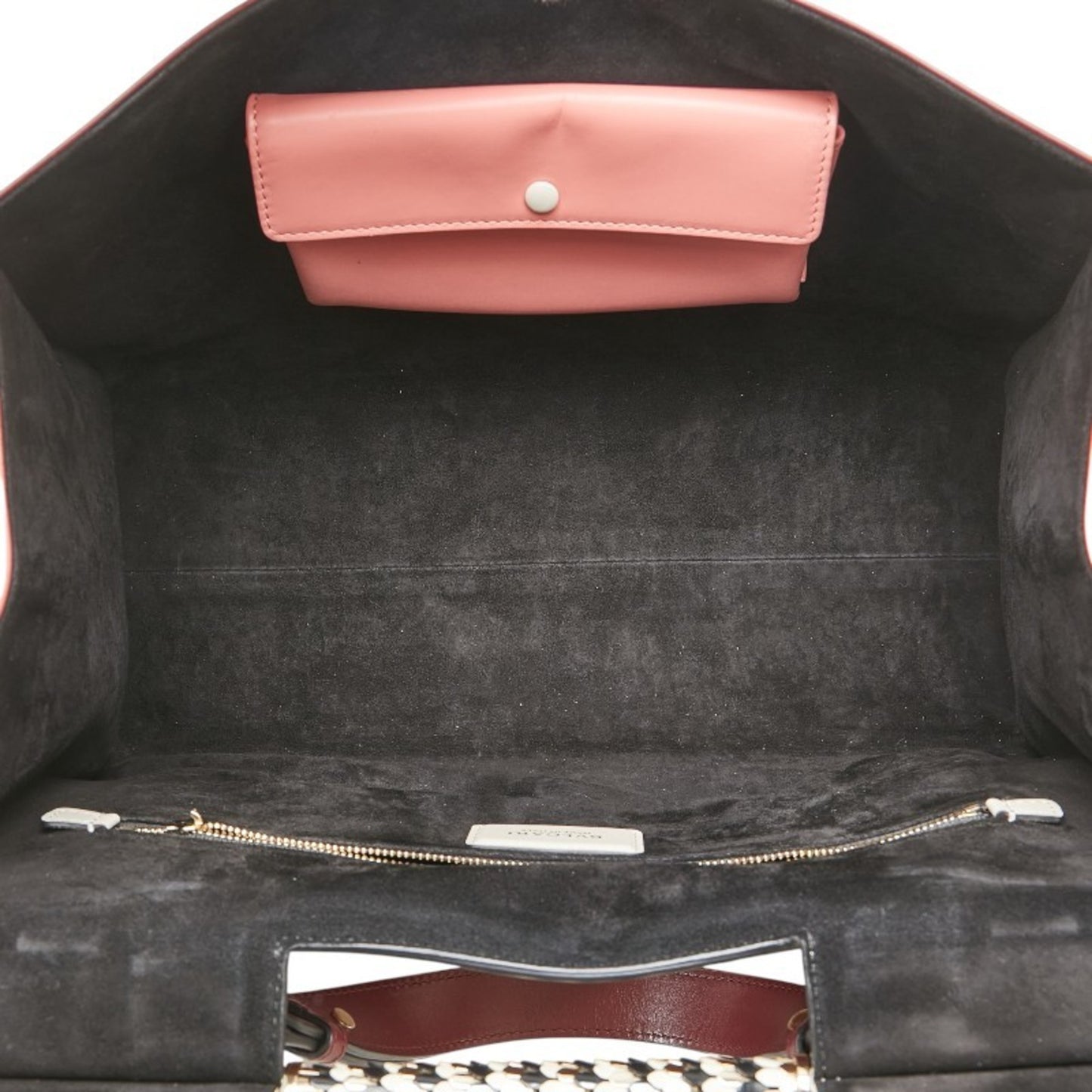 Bvlgari Serpenti Scaglie Top Handle Handbag In Red