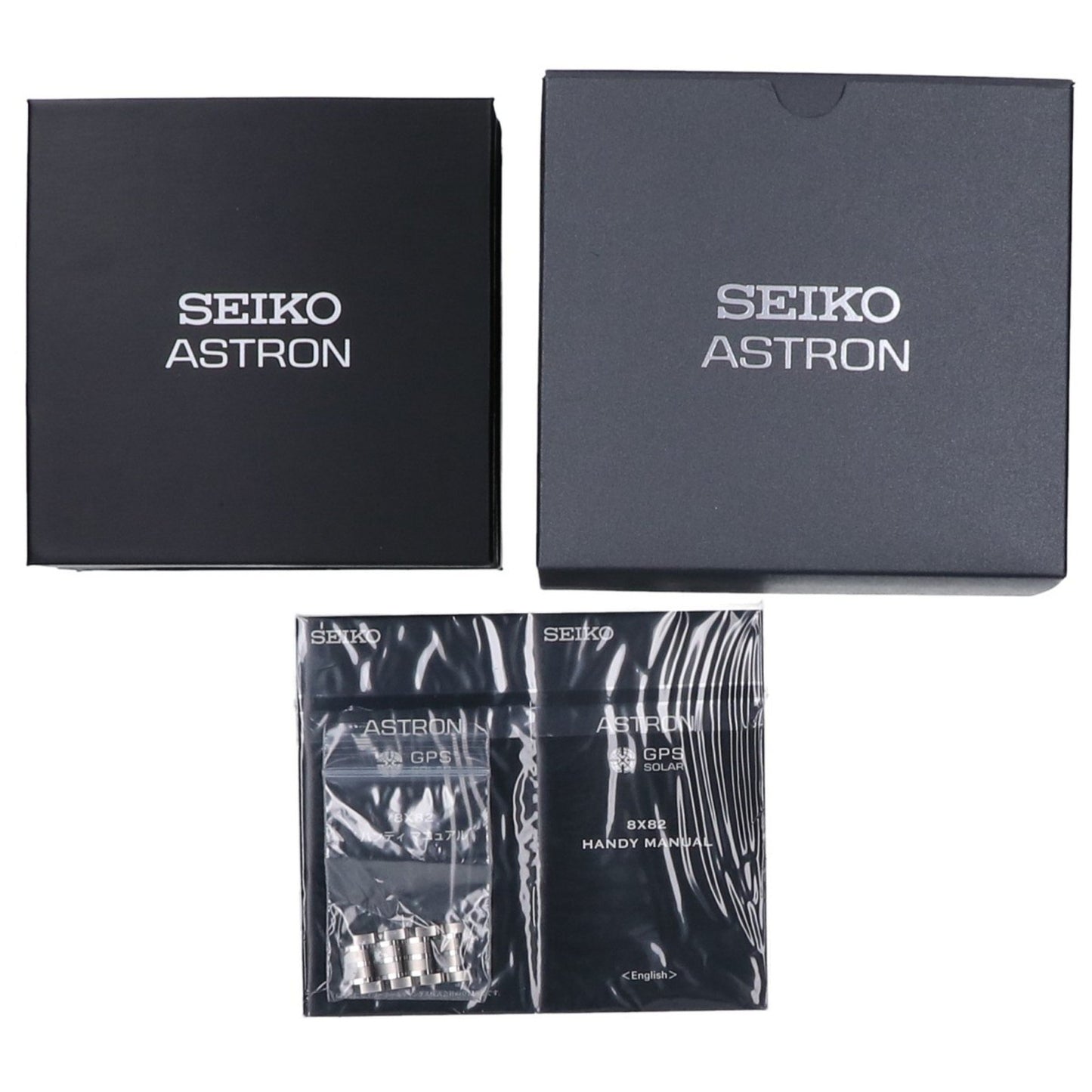 Seiko Sbxb003 Astron Prestige Line Titanium Chronograph Dual Time Gps Solar Watch