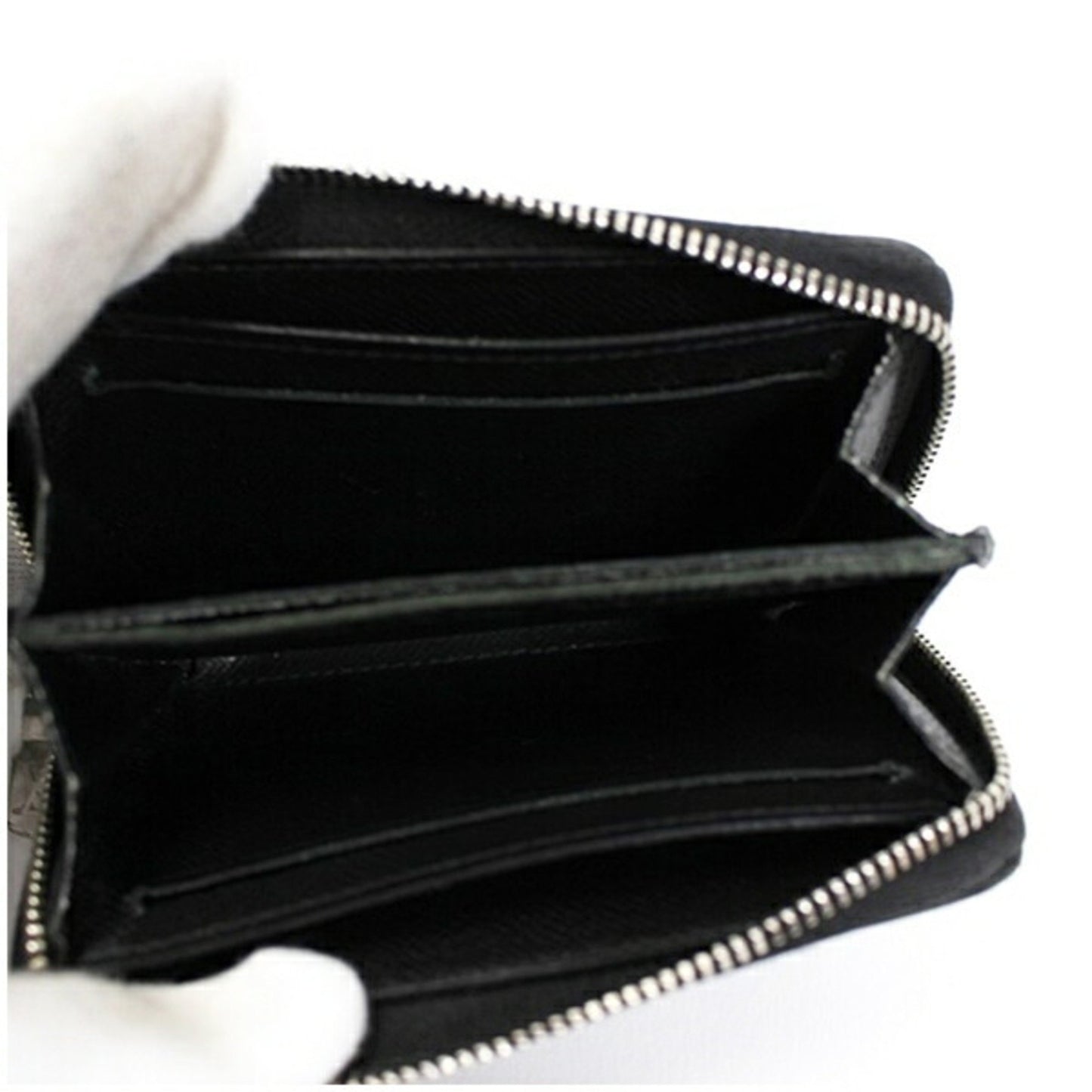 Louis Vuitton Taiga Zippy Coin Purse Artoise Black M30511 Louis Vuitton