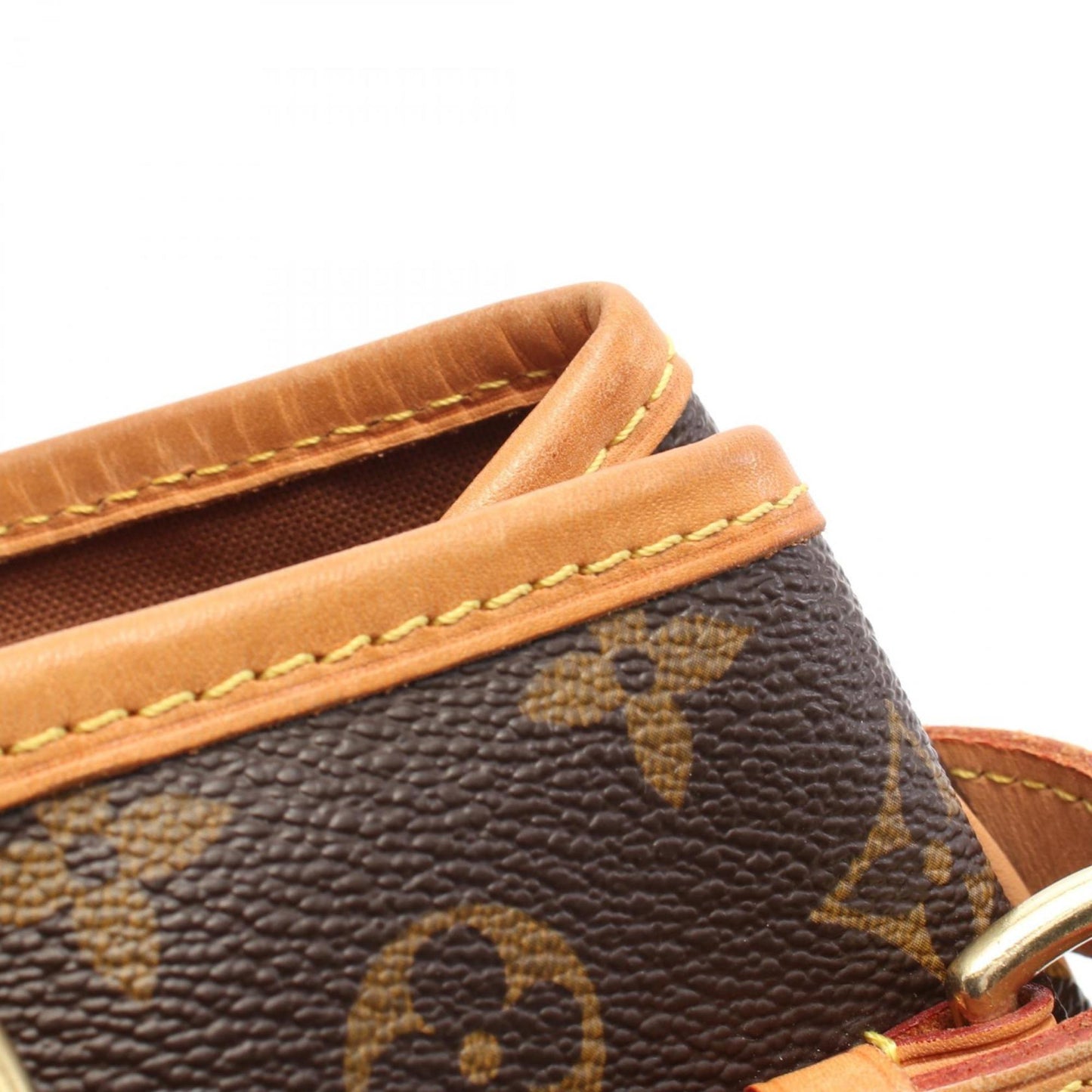 Louis Vuitton Batignolles Horizontal Monogram Shoulder Bag Coated Canvas Leather