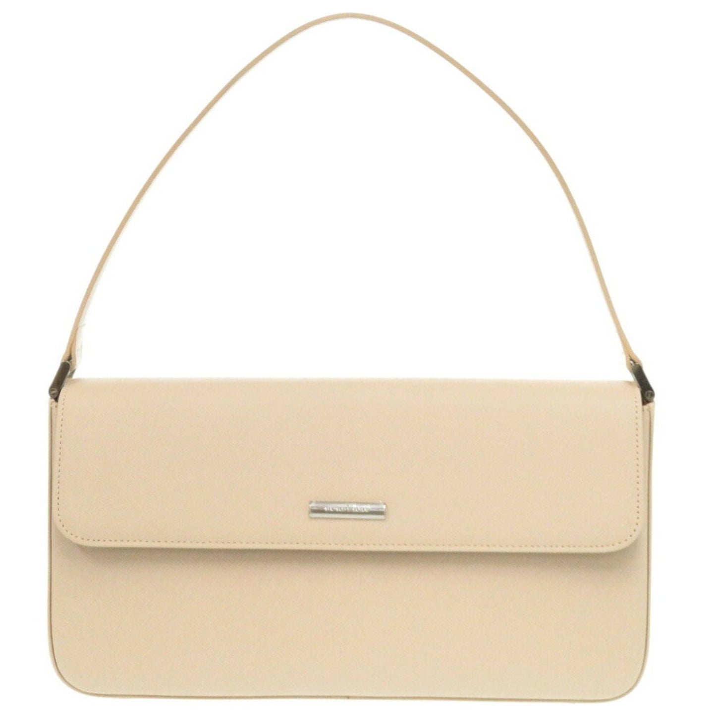 Burberry Plate Leather Beige Handbag 1672Burberry