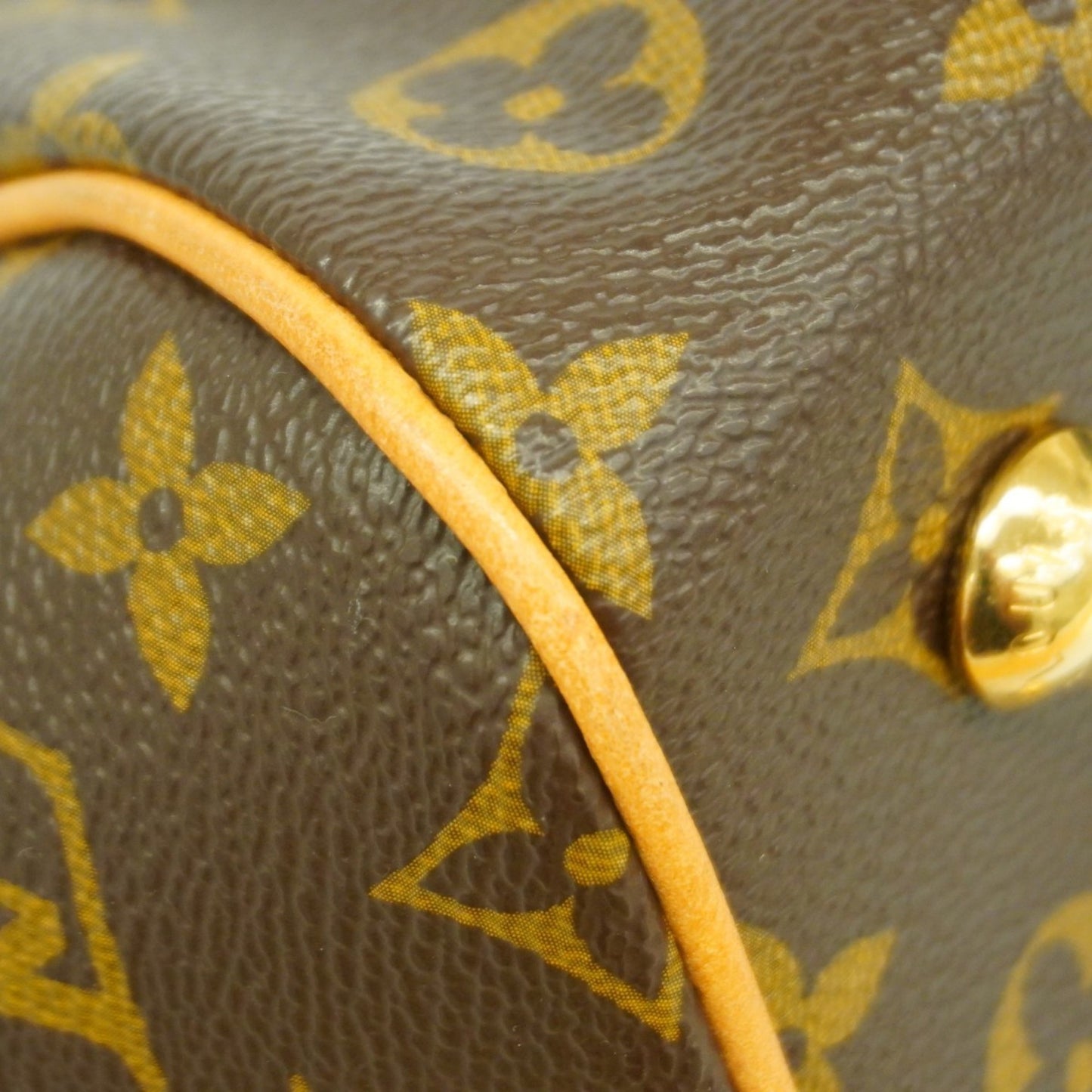 Louis Vuitton Monogram Tivoli Pm Handbag M40143 Brown