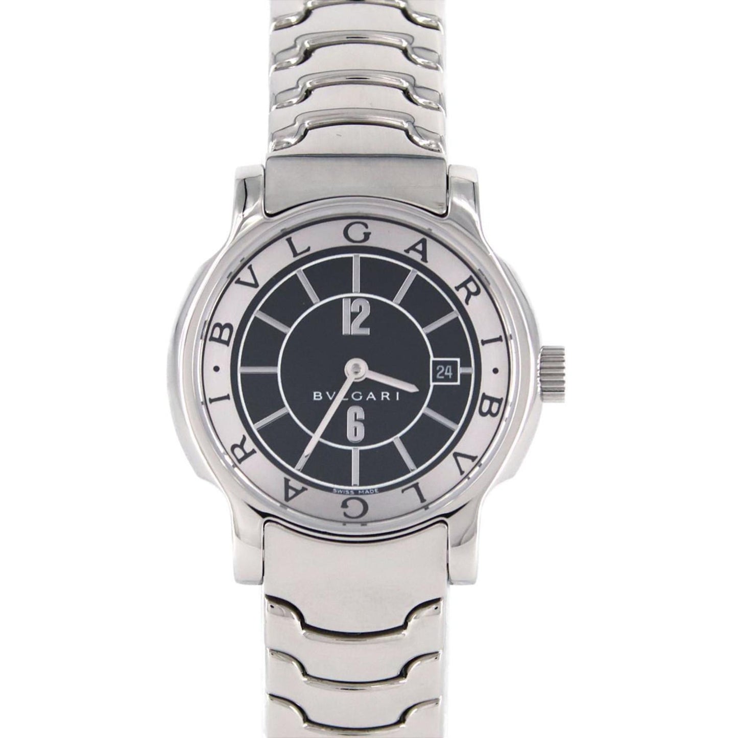 Bvlgari Solotempo St29S St29Bssd Ss Wristwatch Quartz