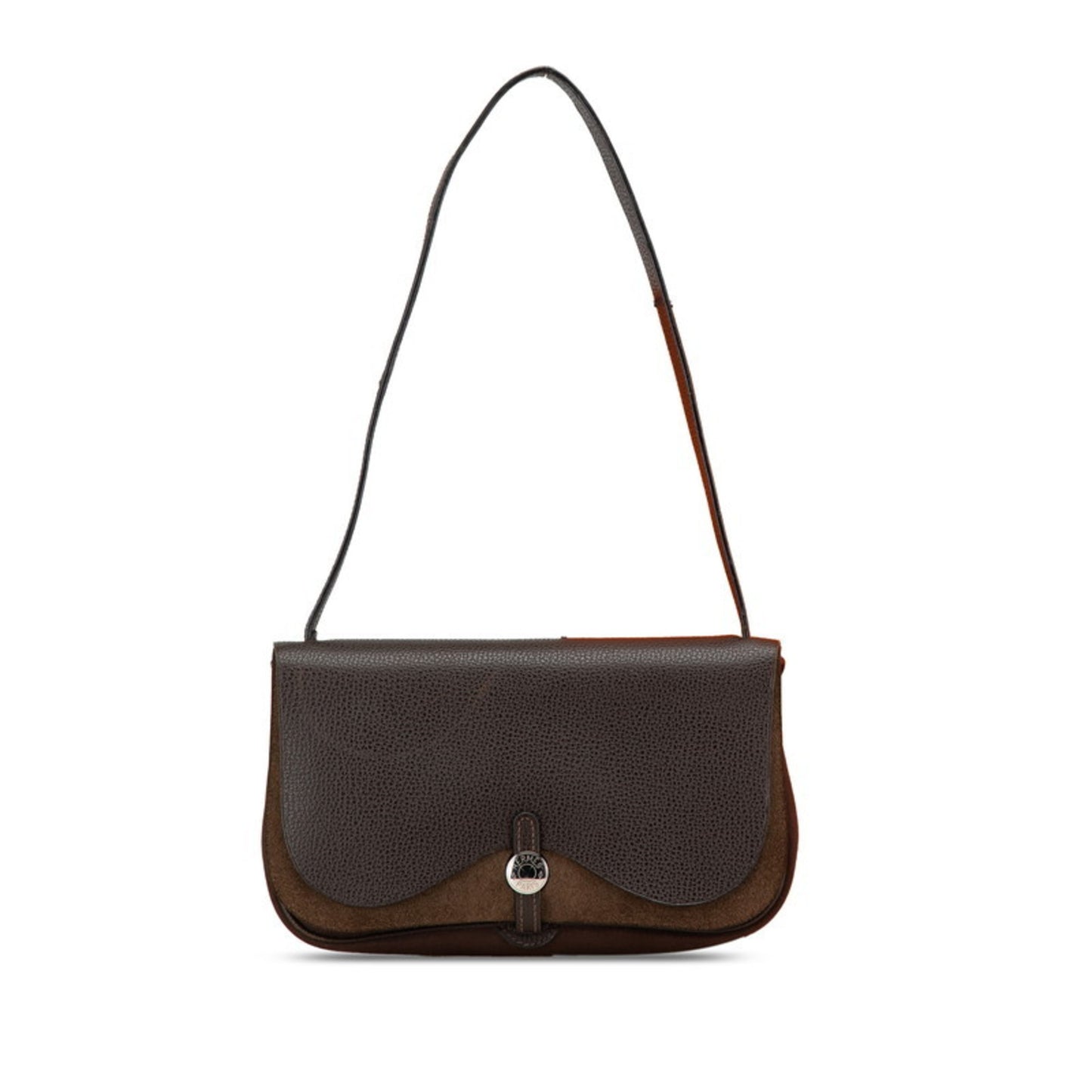 Hermes Colorado Pm Shoulder Bag Brown Toile Officier Vache Lieg