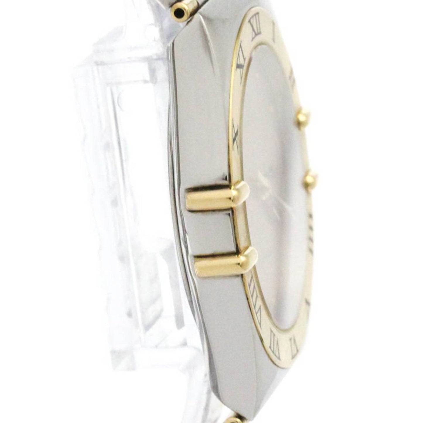 Omega Constellation Day Date 18K Gold Steel Quartz