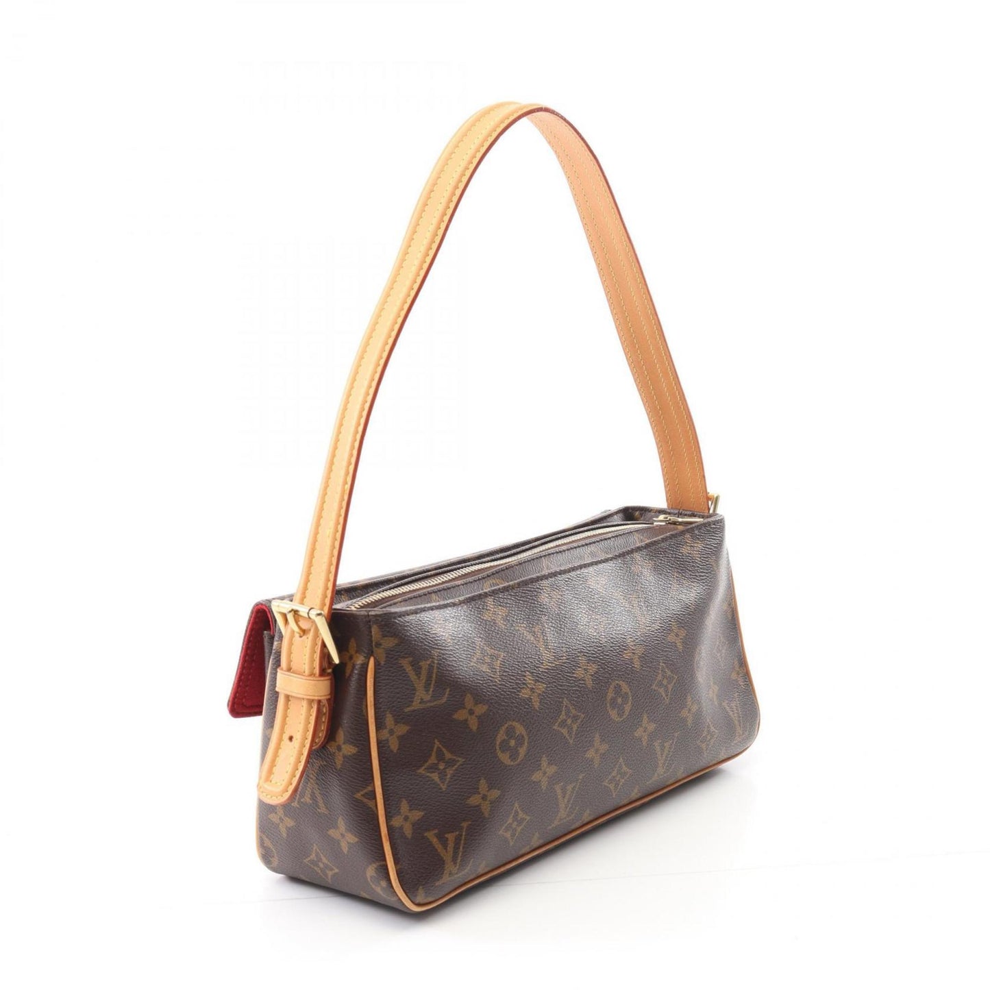 Louis Vuitton Viva Cite Mm Shoulder Bag In Coated Canvas And Leather With Monogram Design