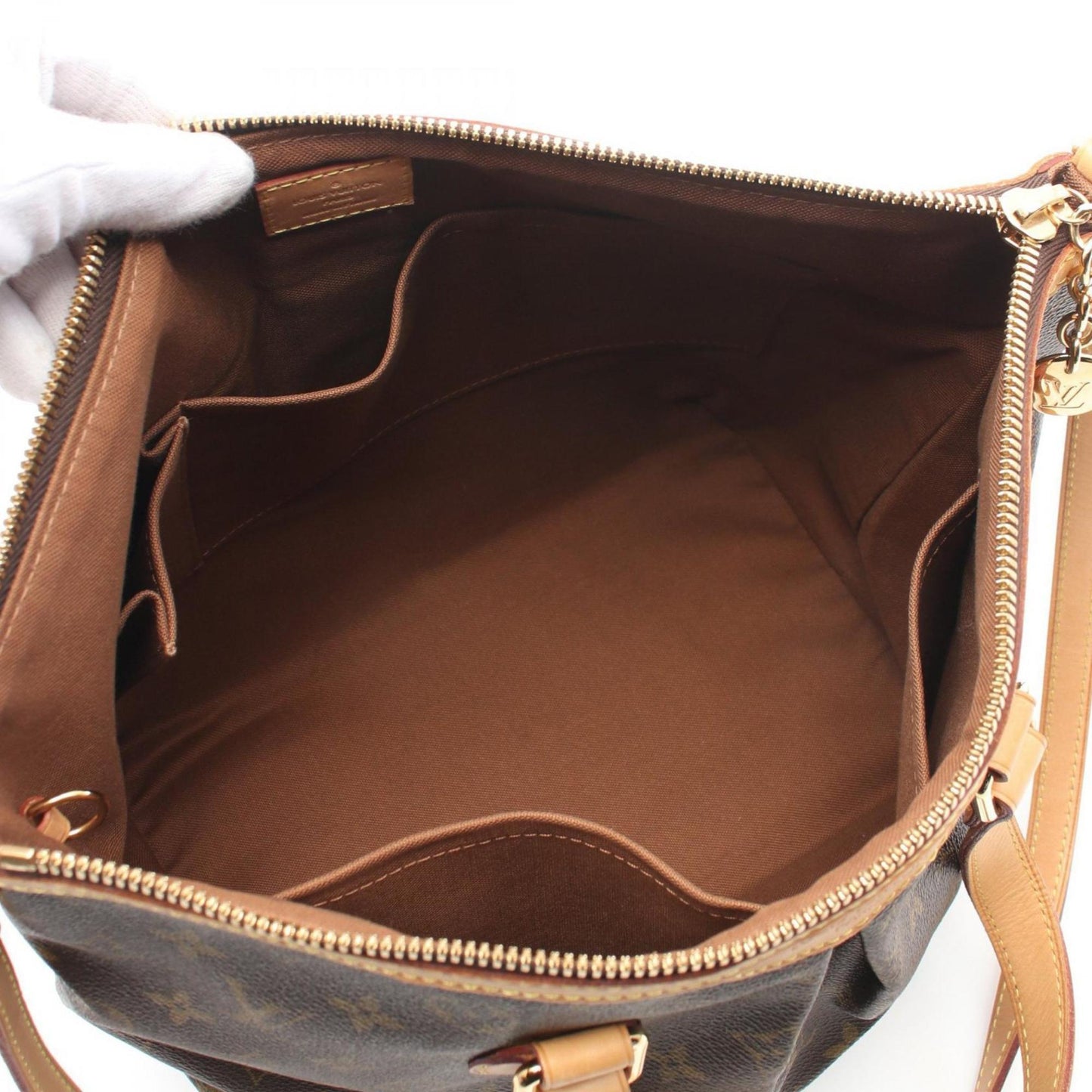 Louis Vuitton Palermo Pm Monogram Handbag Bag Coated Canvas Leather