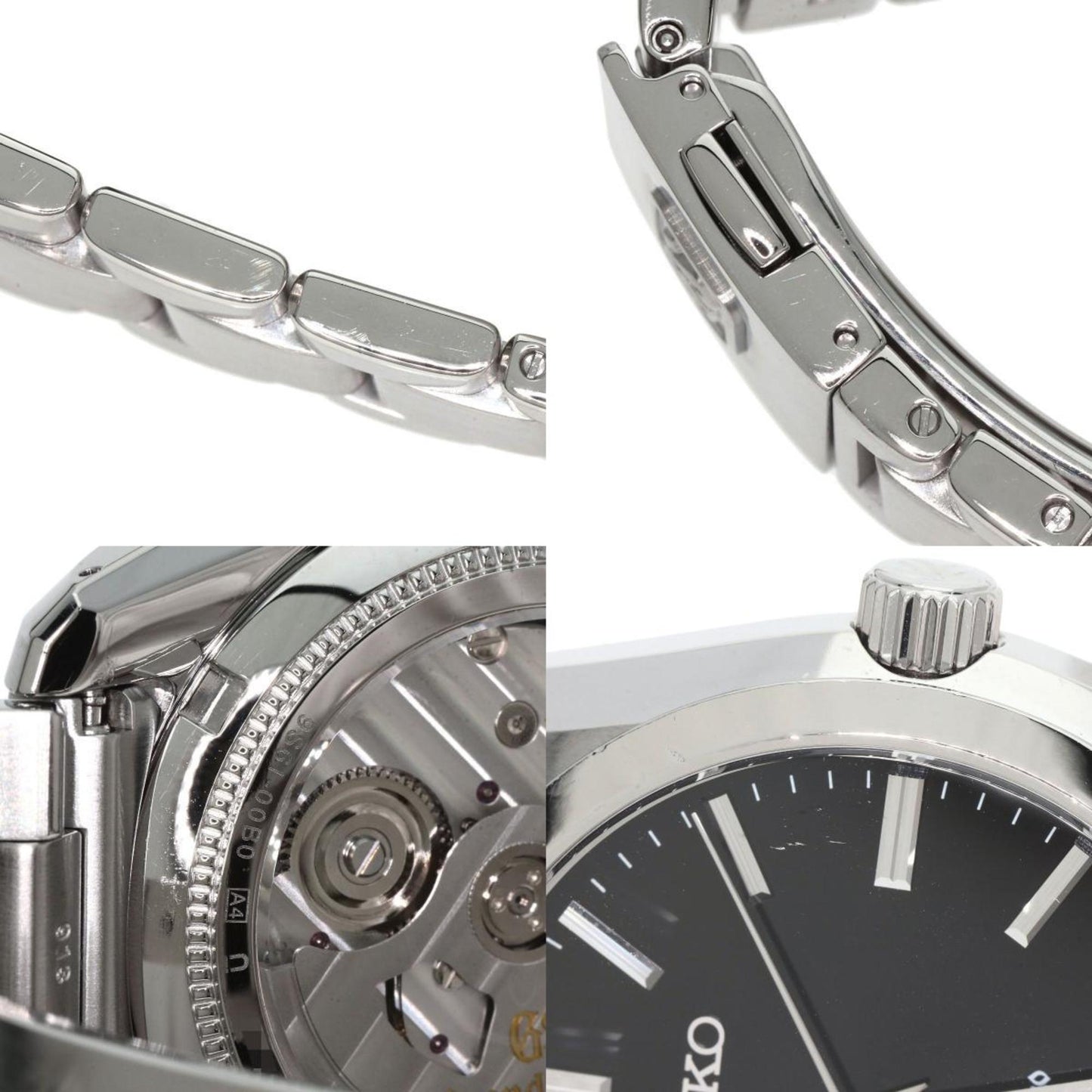Seiko Sbgr101 9861-00B0 Grand Watch Stainless Steel Ss