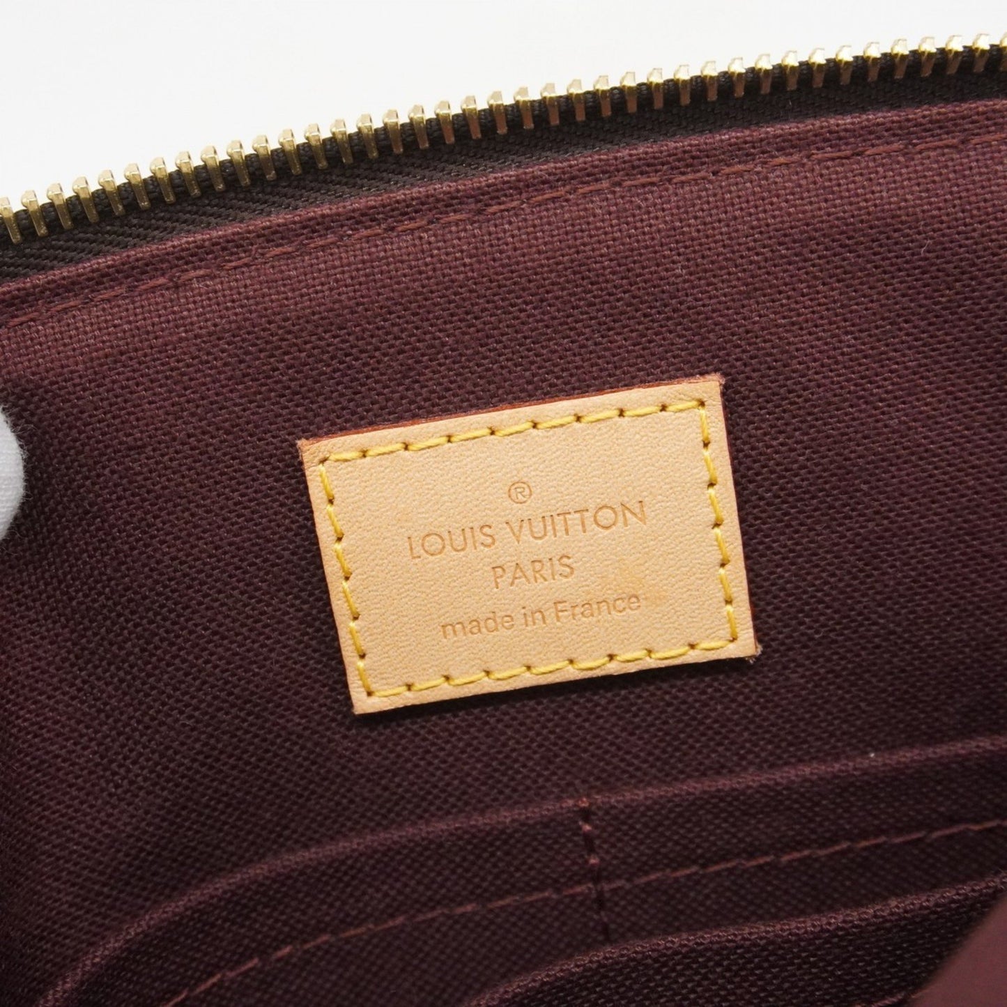 Louis Vuitton Monogram Riboule Pm Handbag M44543 Brown