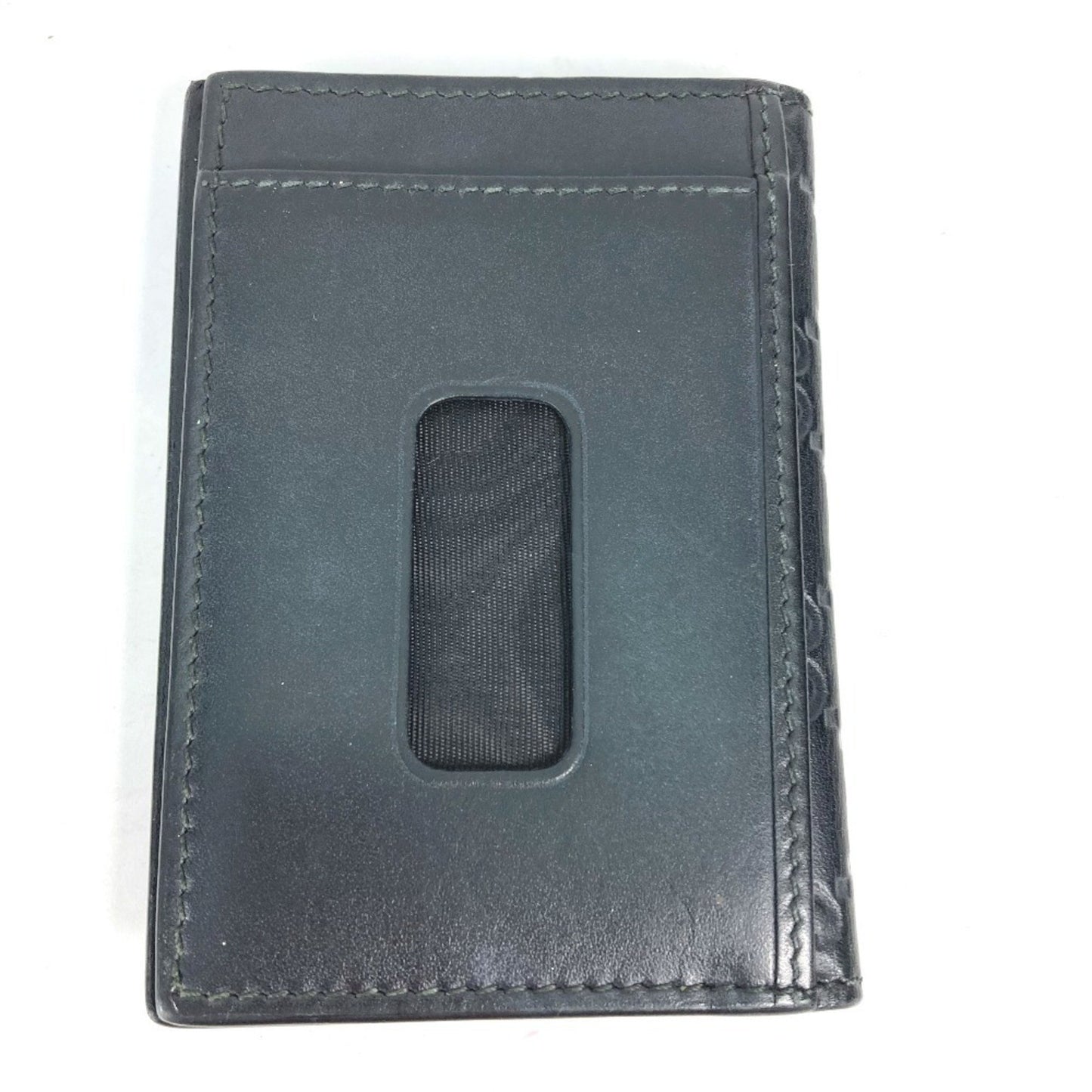 Gucci 451192 Guccissima Gg Ribbon Business Card Case