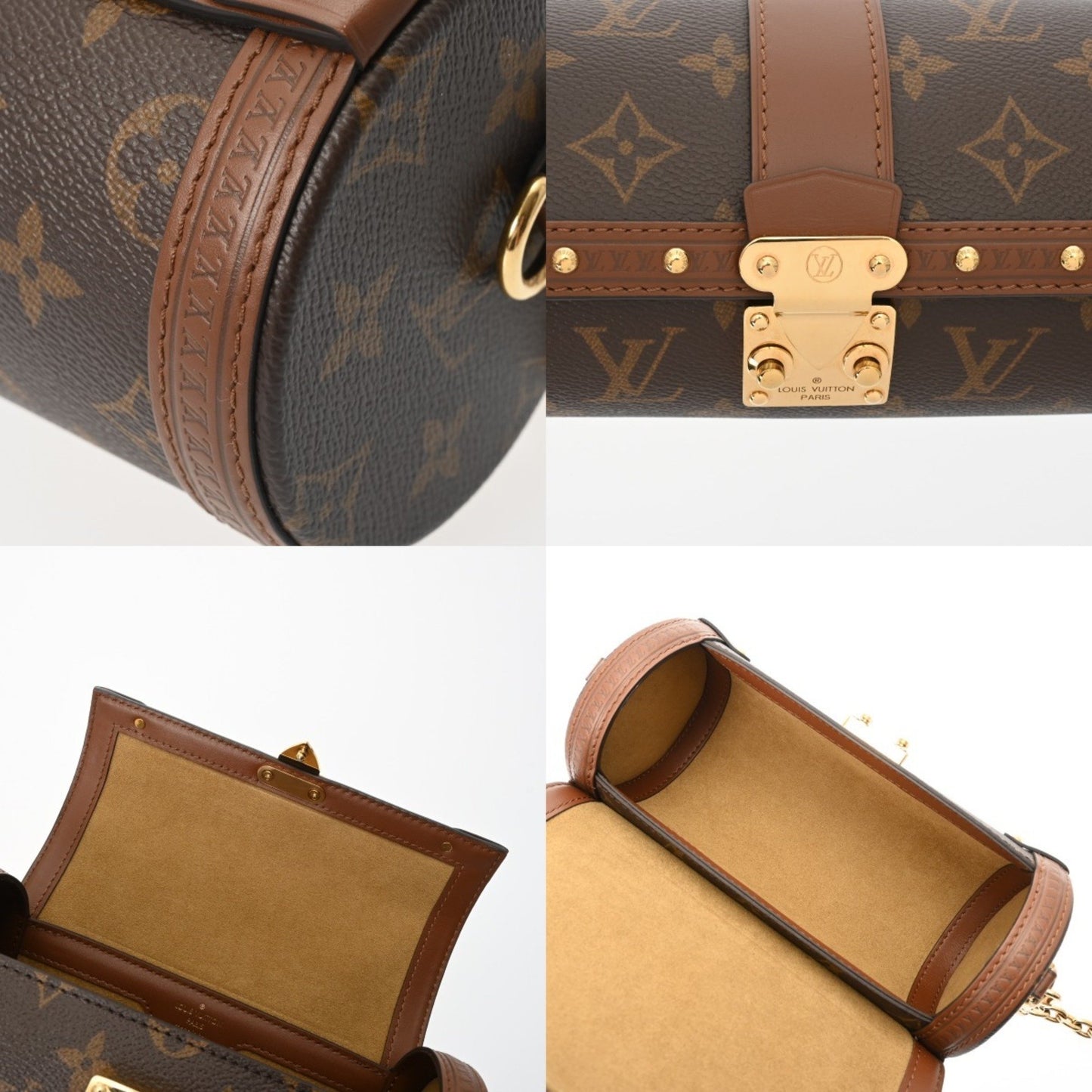 Louis Vuitton Monogram Papillon 2-Way Brown M57835