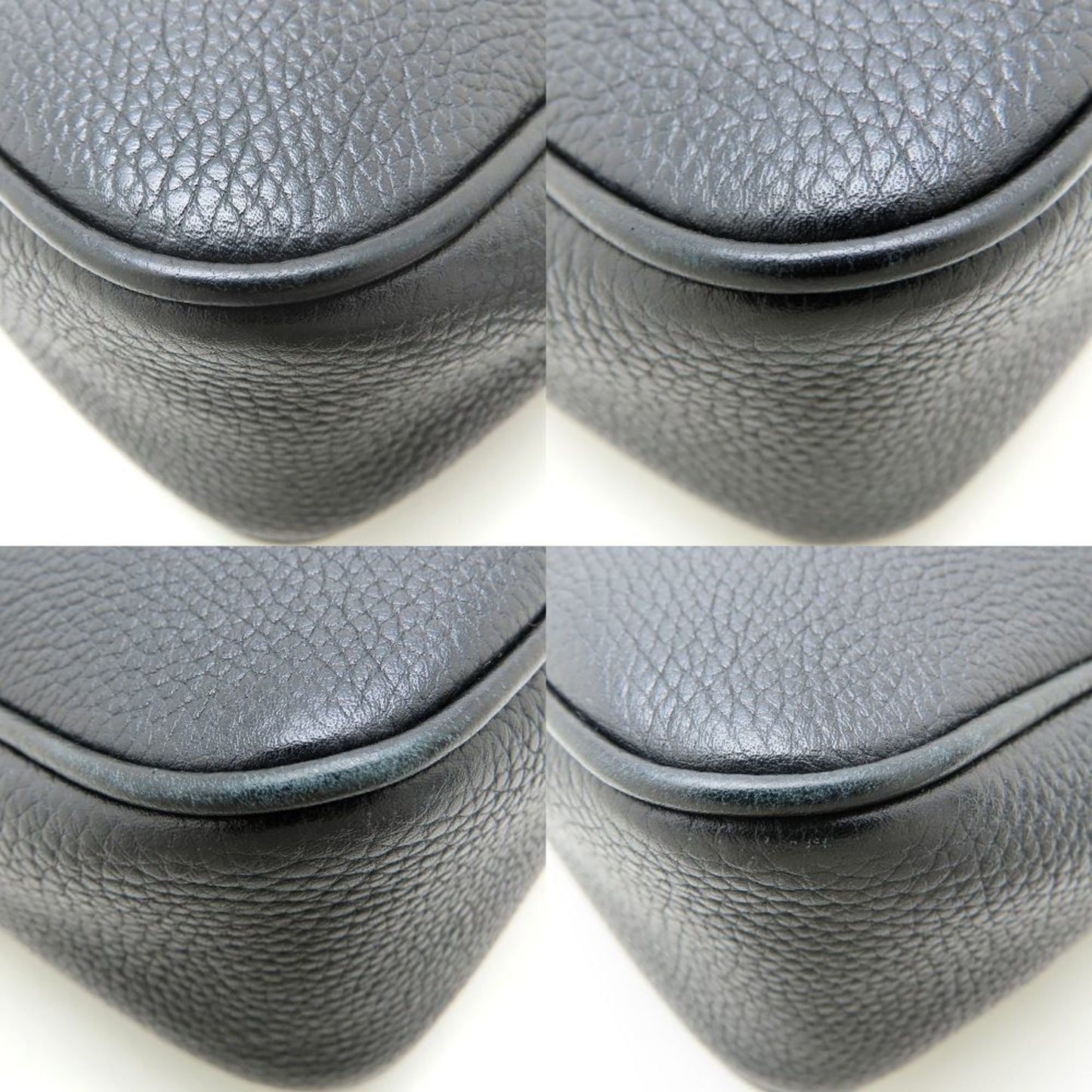Gucci Small Disco Bag 308364 Shoulder Soho Leather Black 352374