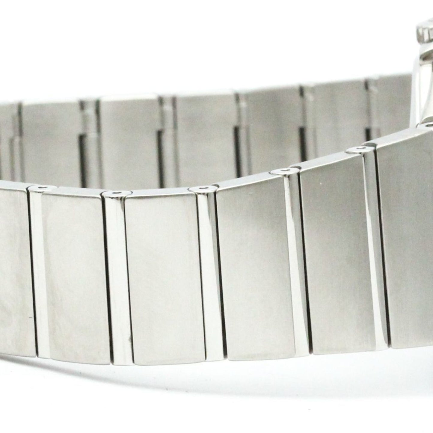 Polished Omega Constellation Date Quartz