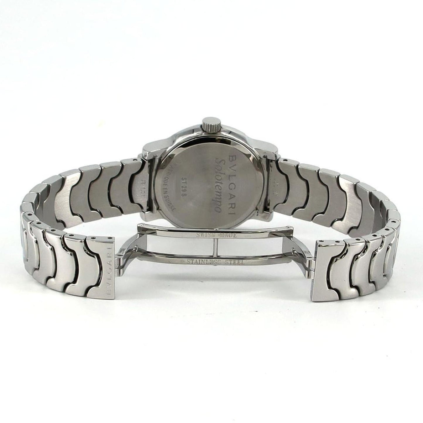 Bvlgari Solotempo St29S St29Bssd Ss Wristwatch Quartz