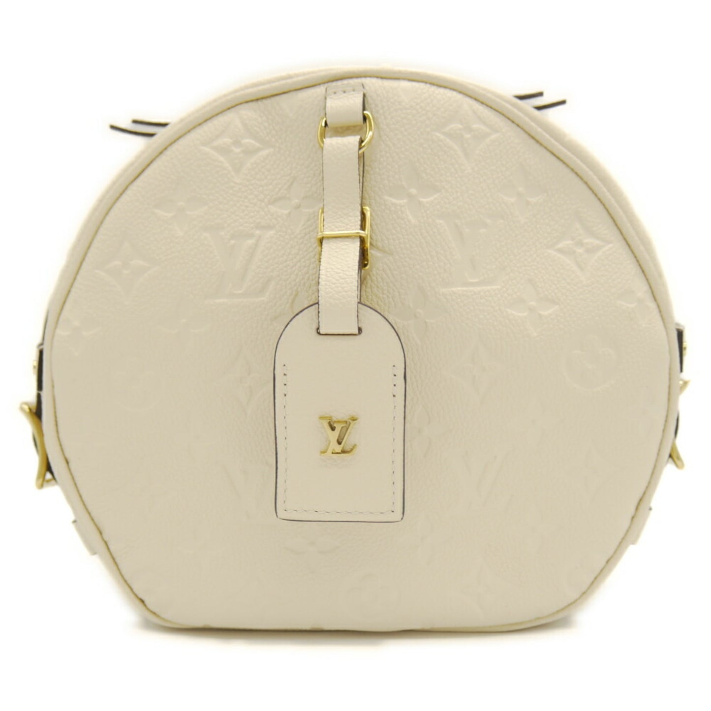 Louis Vuitton Poite Chapeau Souple Monogram Empreinte Creme Shoulder Bag M45276