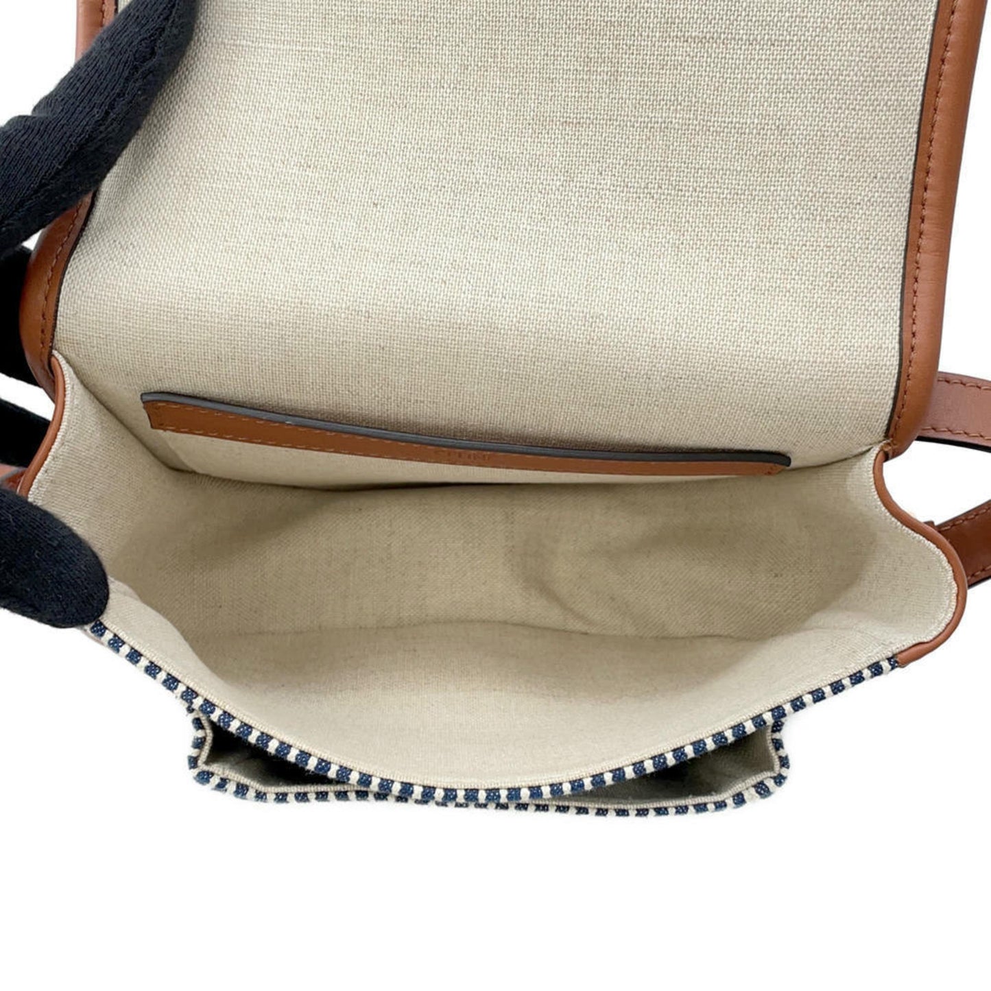 Celine Shoulder Bag Medium Folco Triomphe Stripe 191502 Celine Bags