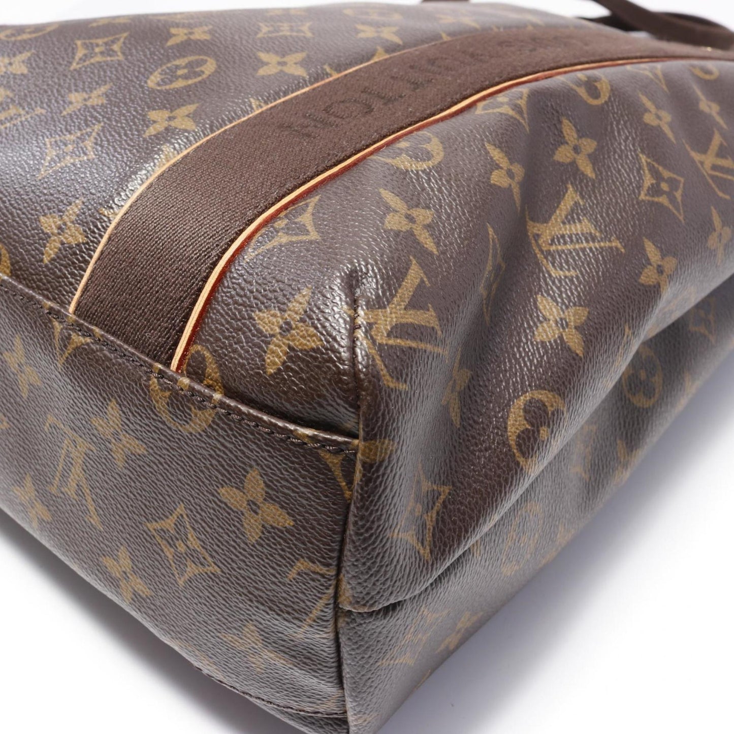 Louis Vuitton Cabas Bobur Tote Bag Coated Canvas Leather Monogram