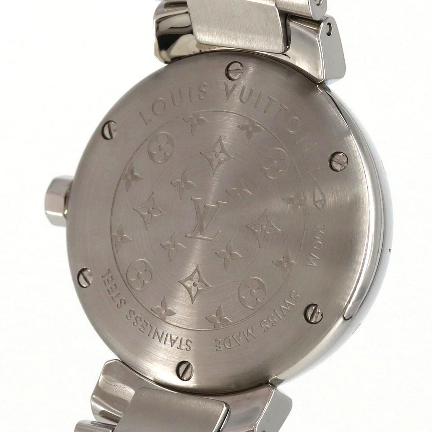 Louis Vuitton Tambour Q121K Ss Wristwatch Quartz