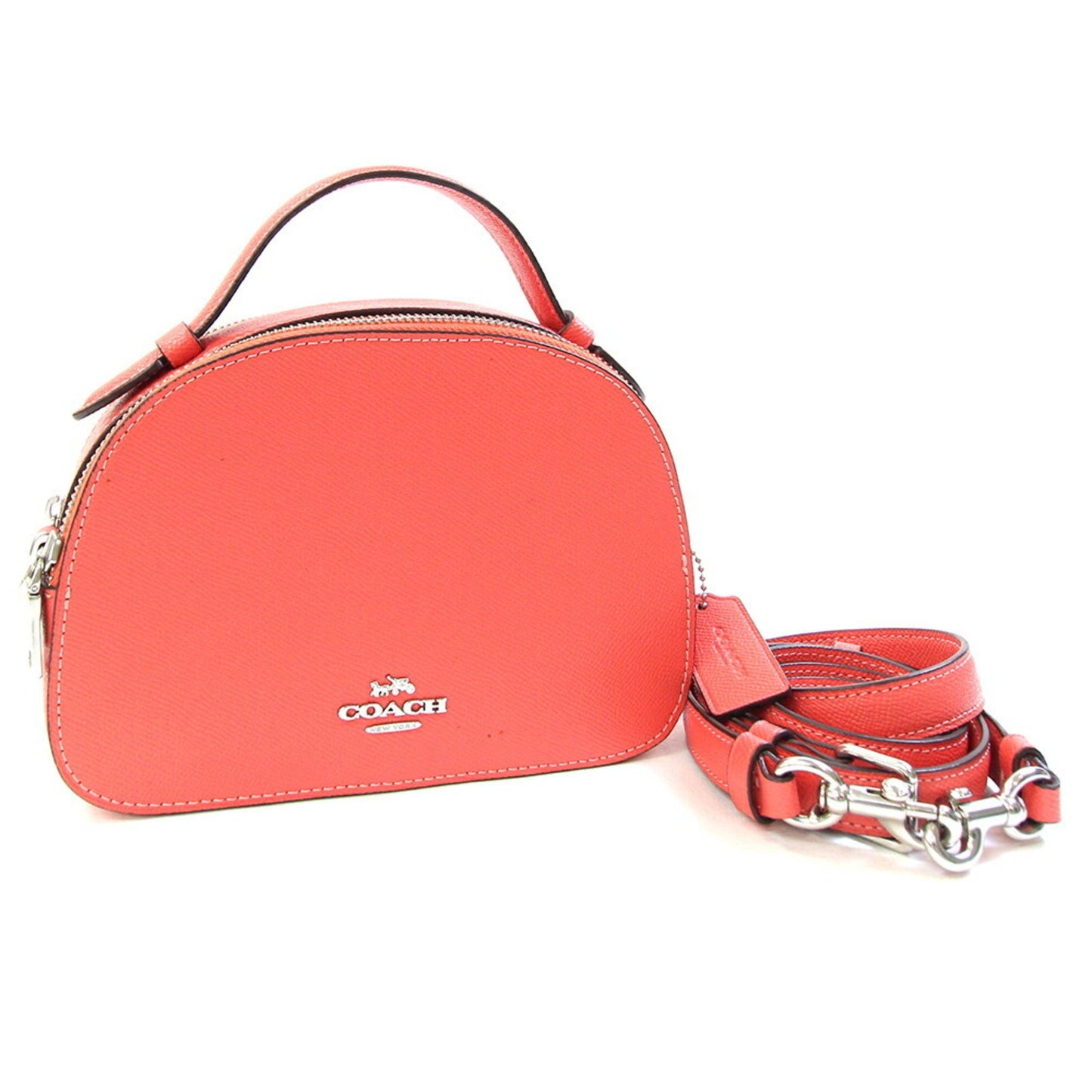 Coach Serena Satchel 1589 Mango Leather Shoulder Bag