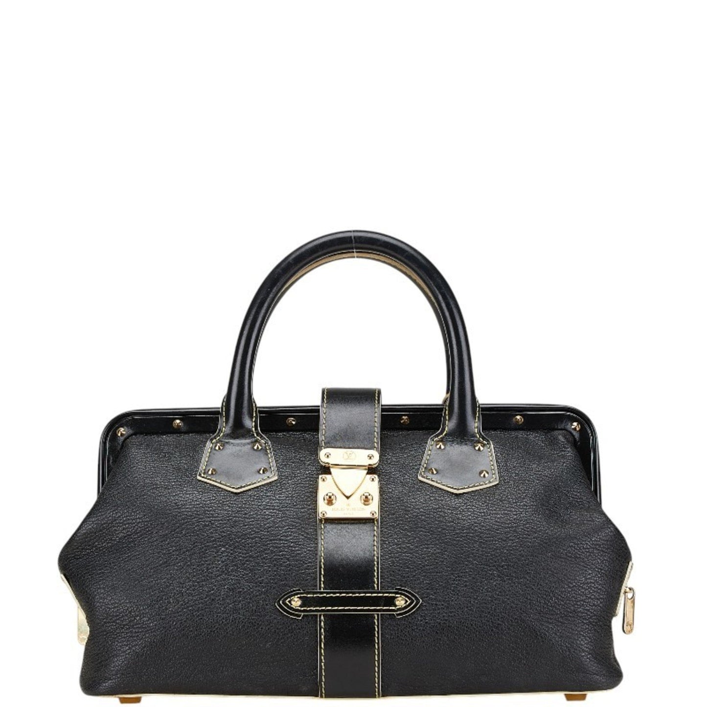 Louis Vuitton Suhali Angnieux Pm Handbag M91805 Black Leather