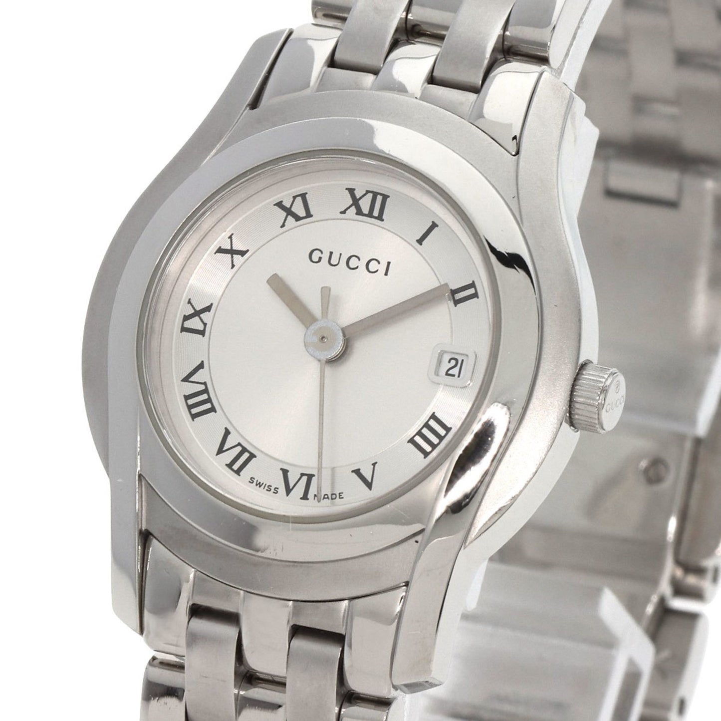 Gucci 5500L Watch Stainless Steel/Ss