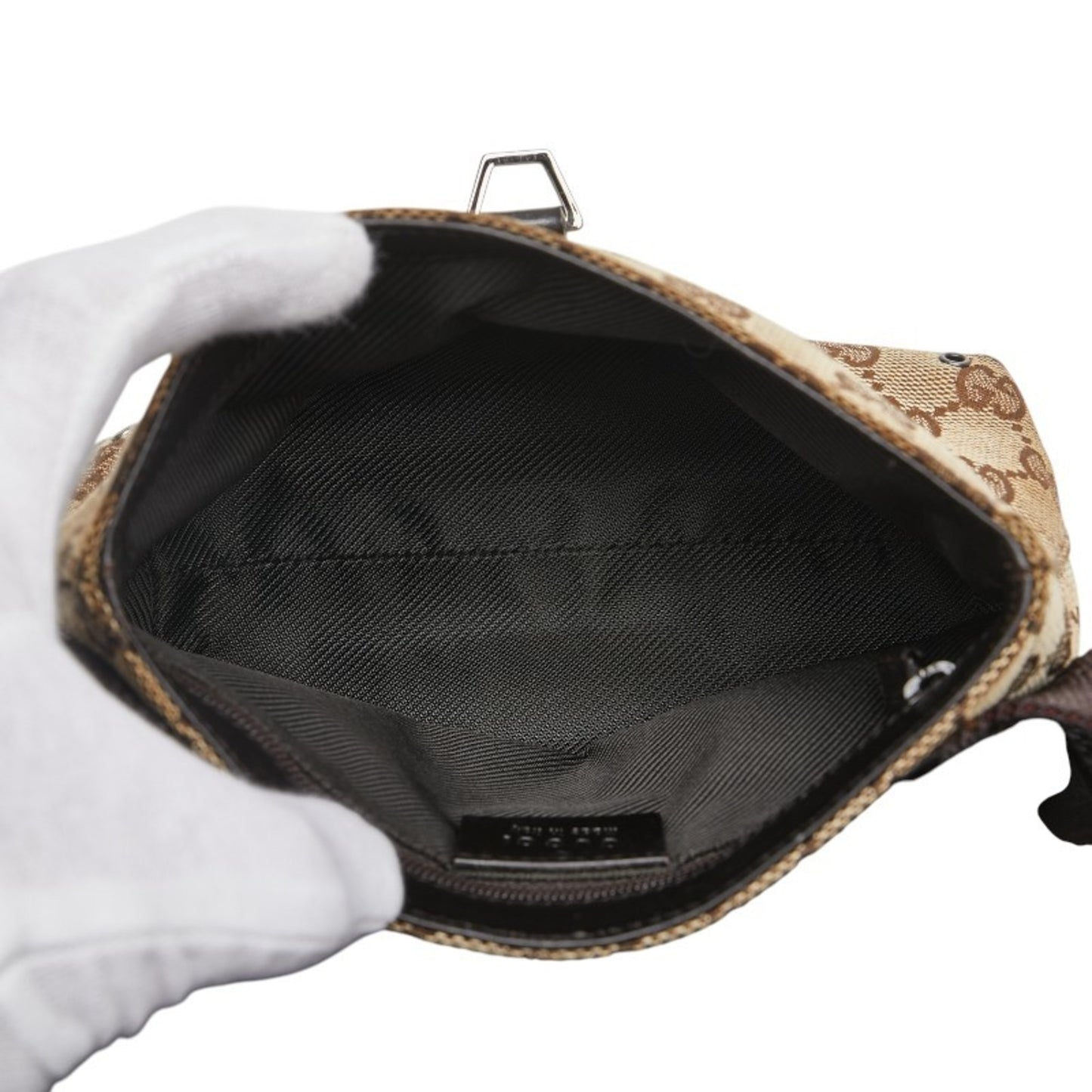 Gucci Gg Canvas Waist Bag/Body Bag 92543 Beige/Brown Canvas/Leather