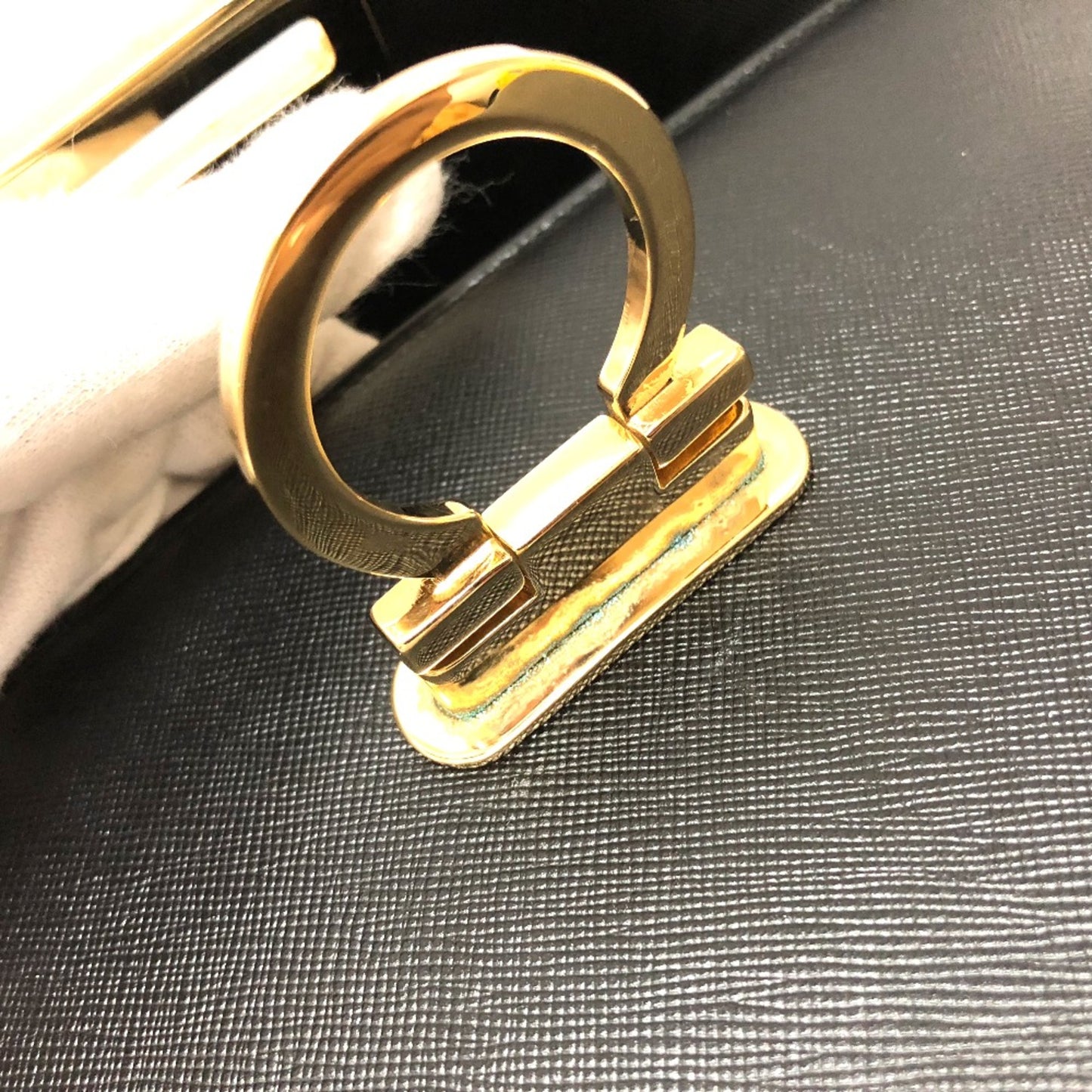 Salvatore Ferragamo Bag 2Way Hand Bag Black Goldhardware