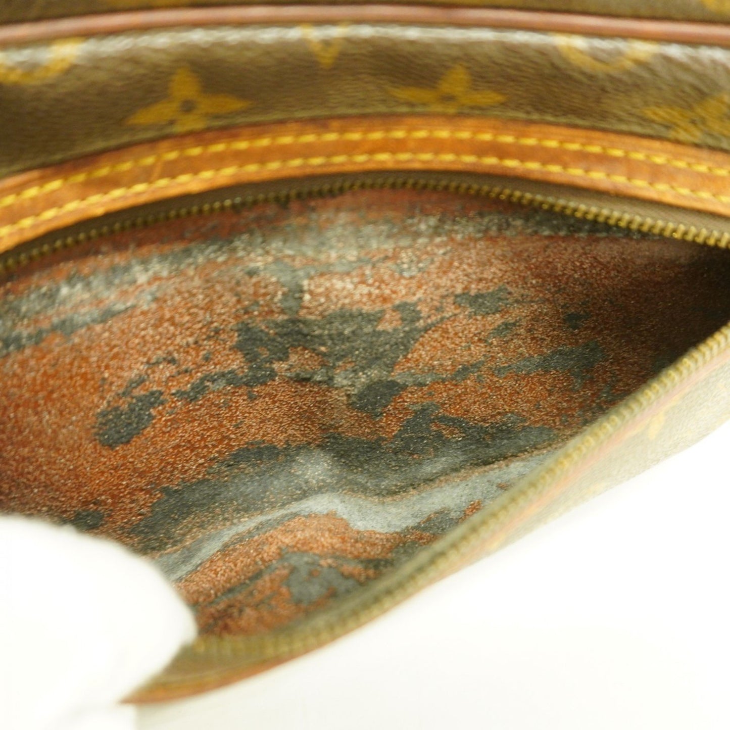 Louis Vuitton Monogram Marly Dragonne Gm Clutch Bag M51825 Brown