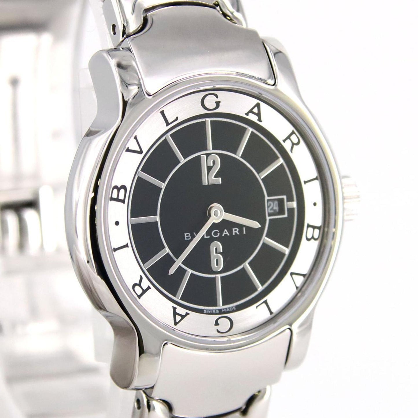 Bvlgari Solotempo St29S St29Bssd Ss Wristwatch Quartz