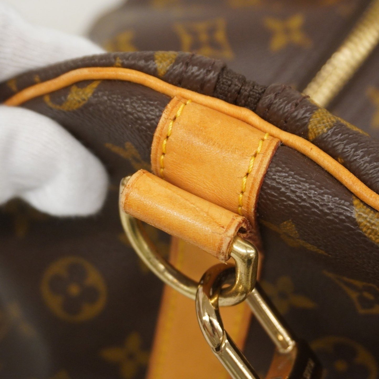 Louis Vuitton Monogram Keepall Bandouliere 60 Boston Bag M41412 Brown