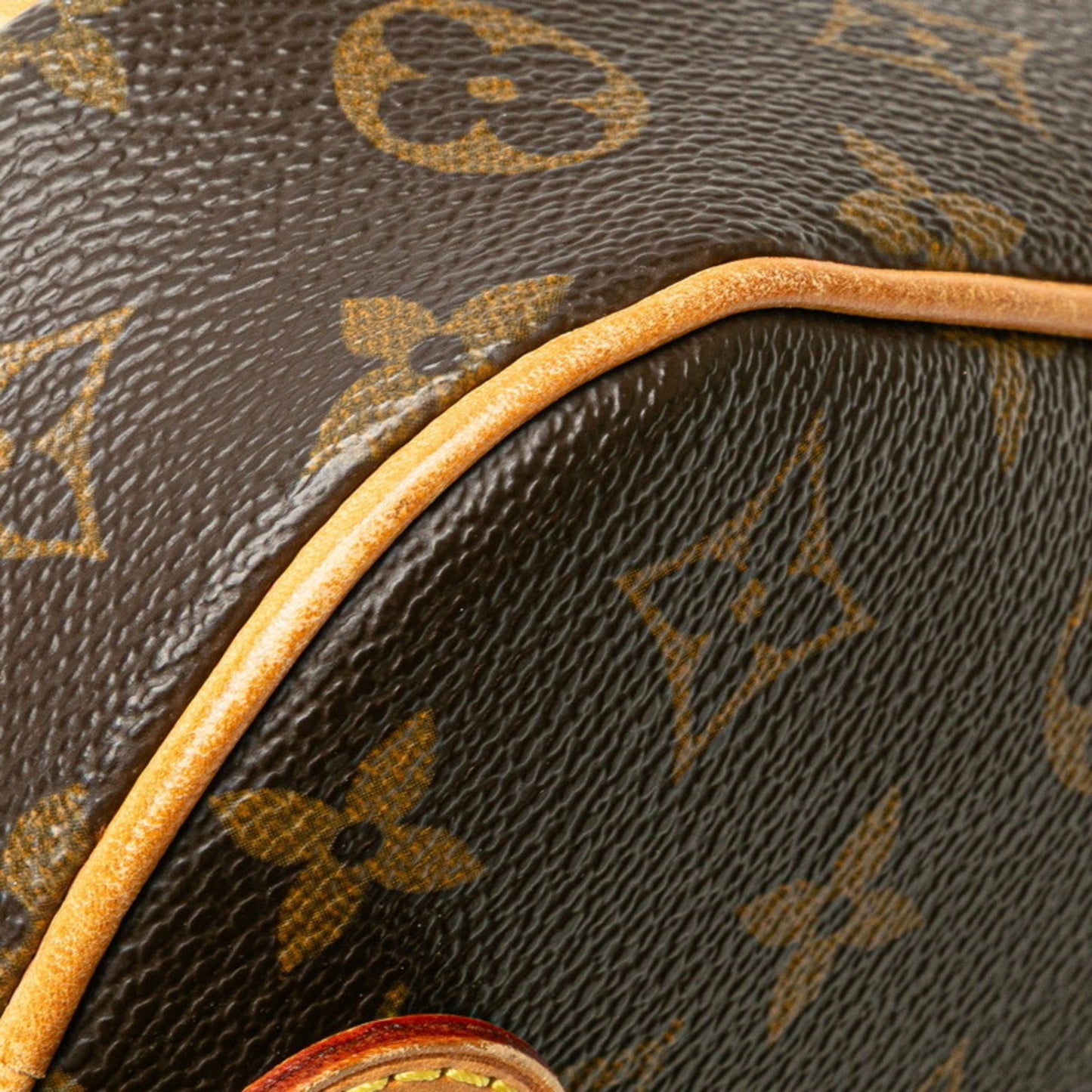 Louis Vuitton Monogram Pochette Ganju Body Bag/Waist Bag M51870 Brown Pvc Leather