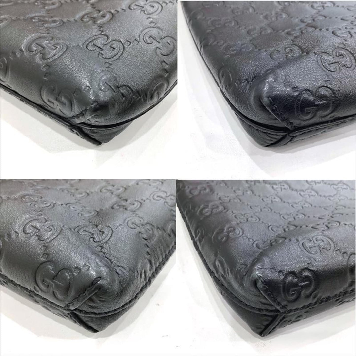 Gucci 473881 Leather Clutch Bag Shima Ja-23398