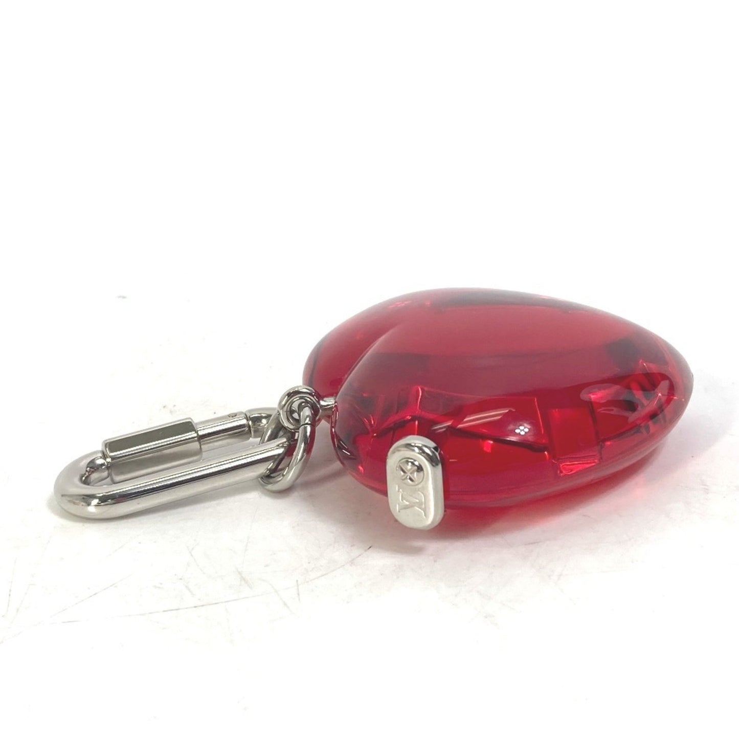 Louis Vuitton R17599 Carabiner Tambour Horizon Heart Watch Storage Goods Keychain Plastic