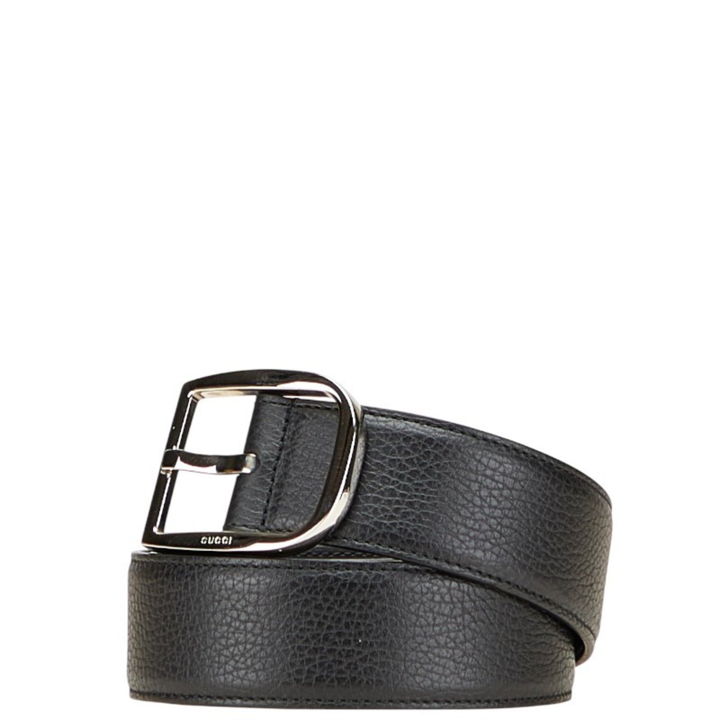 Gucci Belt Size: 100/40 449716 Black Leather