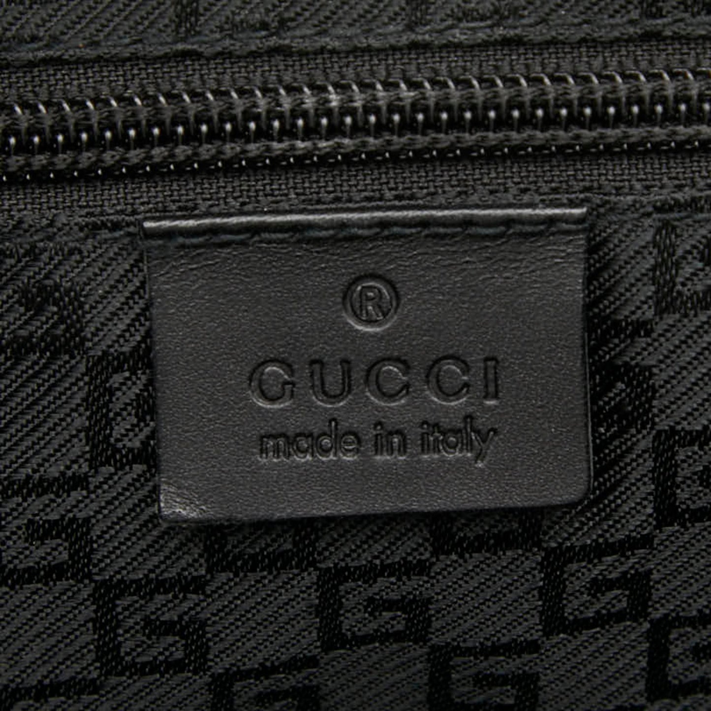 Gucci Crossbody Shoulder Bag/Messenger Bag 122373 Black Nylon