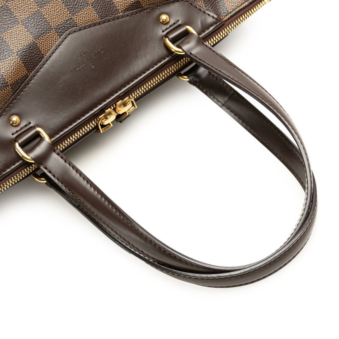 Louis Vuitton Damier Westminster Pm Handbag N41102 Brown Pvc Leather