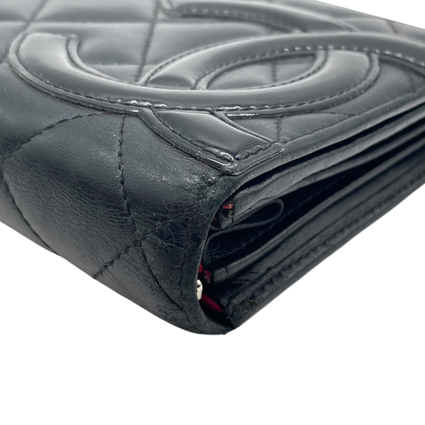 Chanel Cambon Line Bifold Long Wallet With Coco Mark