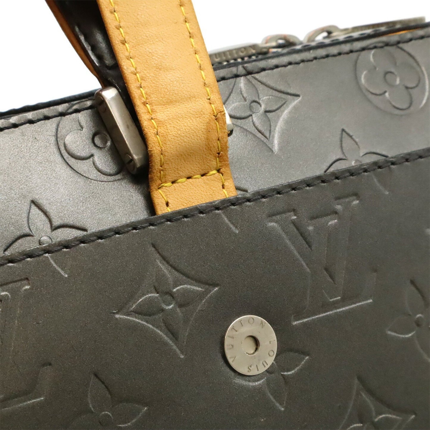 Louis Vuitton Monogram Matte Shelton Handbag In Noir Black