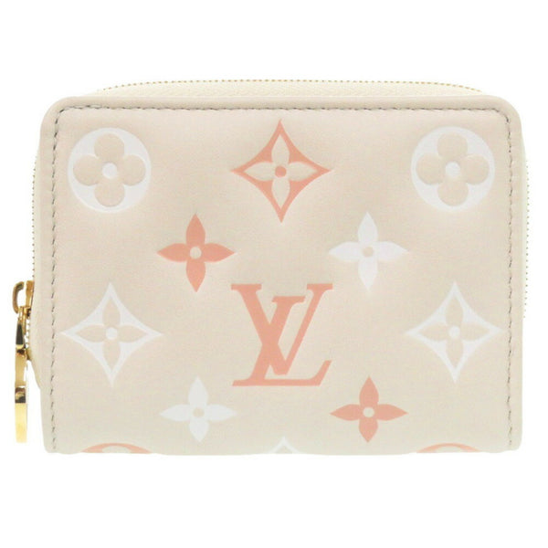 Louis Vuitton Portefeuille Lou Monogram M82291 Ic Chip Leather Beige Bi-Fold Wallet 1735Louis